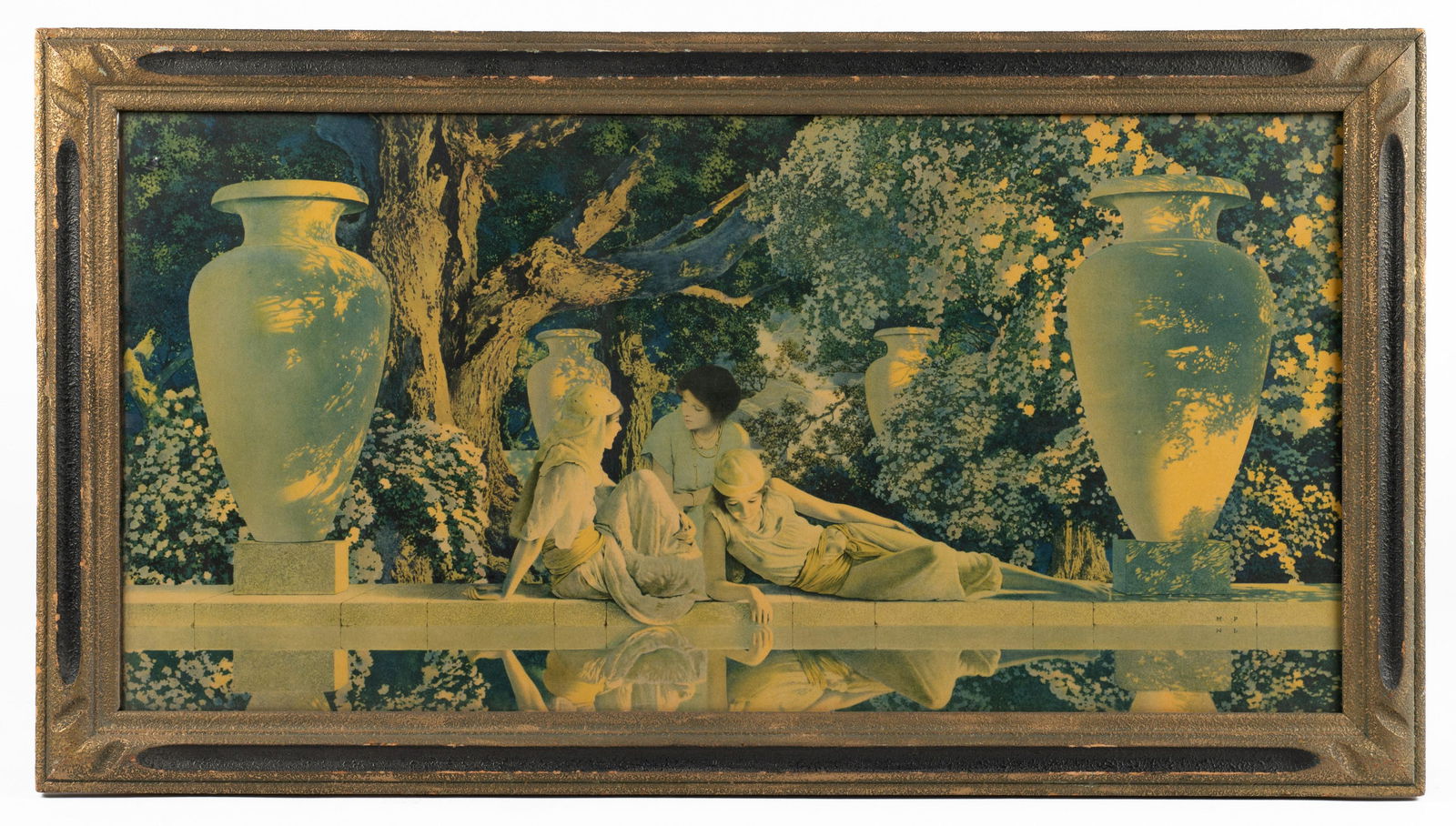 Original Maxfield Parrish Print, "Garden of Allah" (1 of 5)