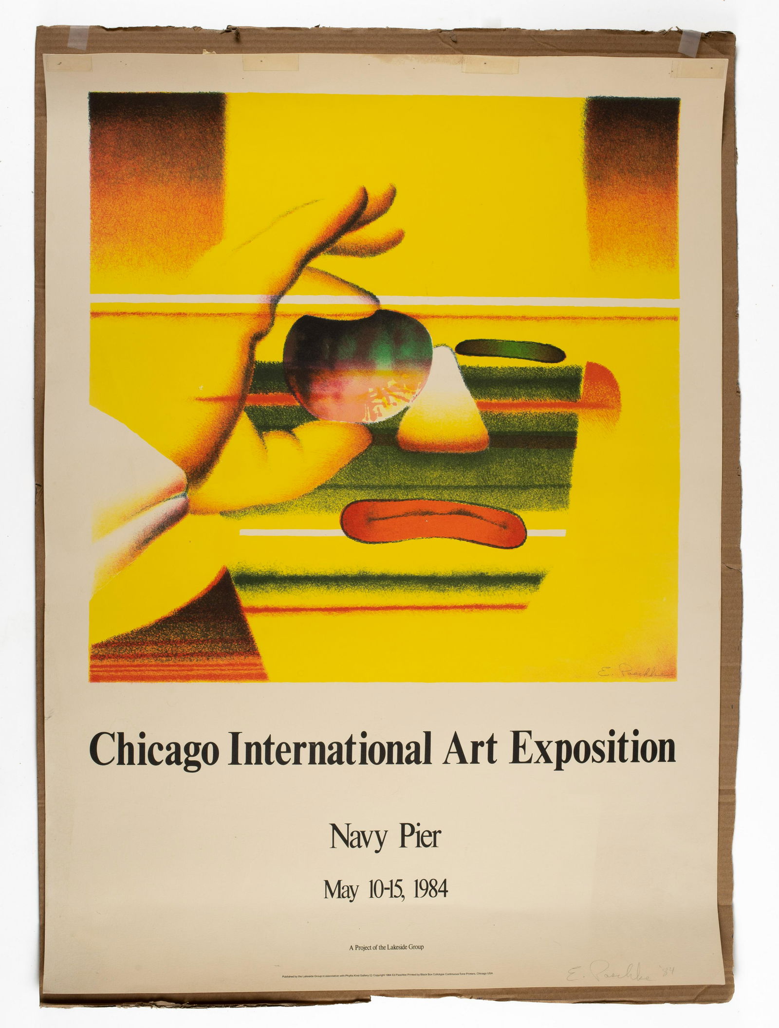 Signed Ed Paschke Poster. (1 of 4)