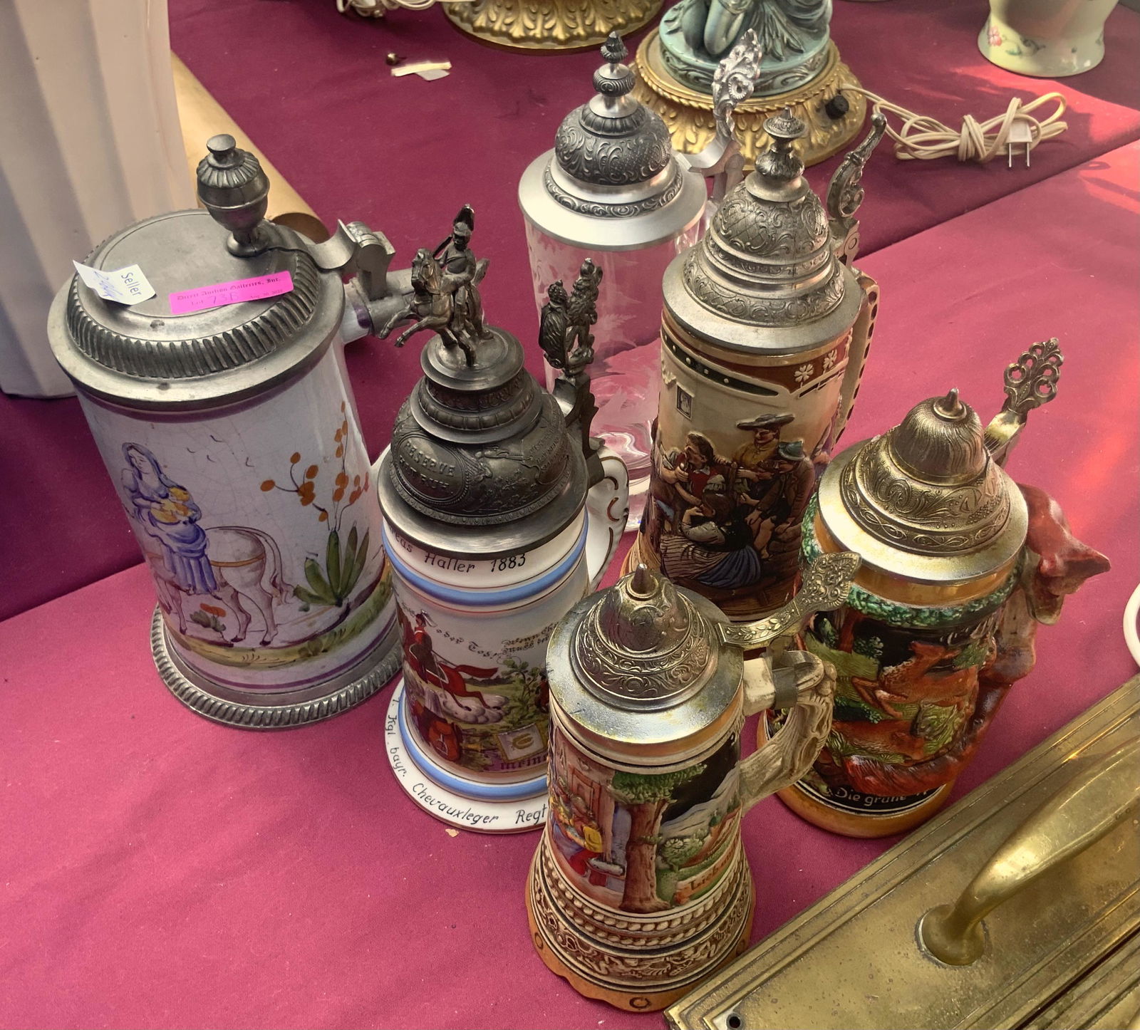 Lot of Assorted Beer Steins. (1 of 1)