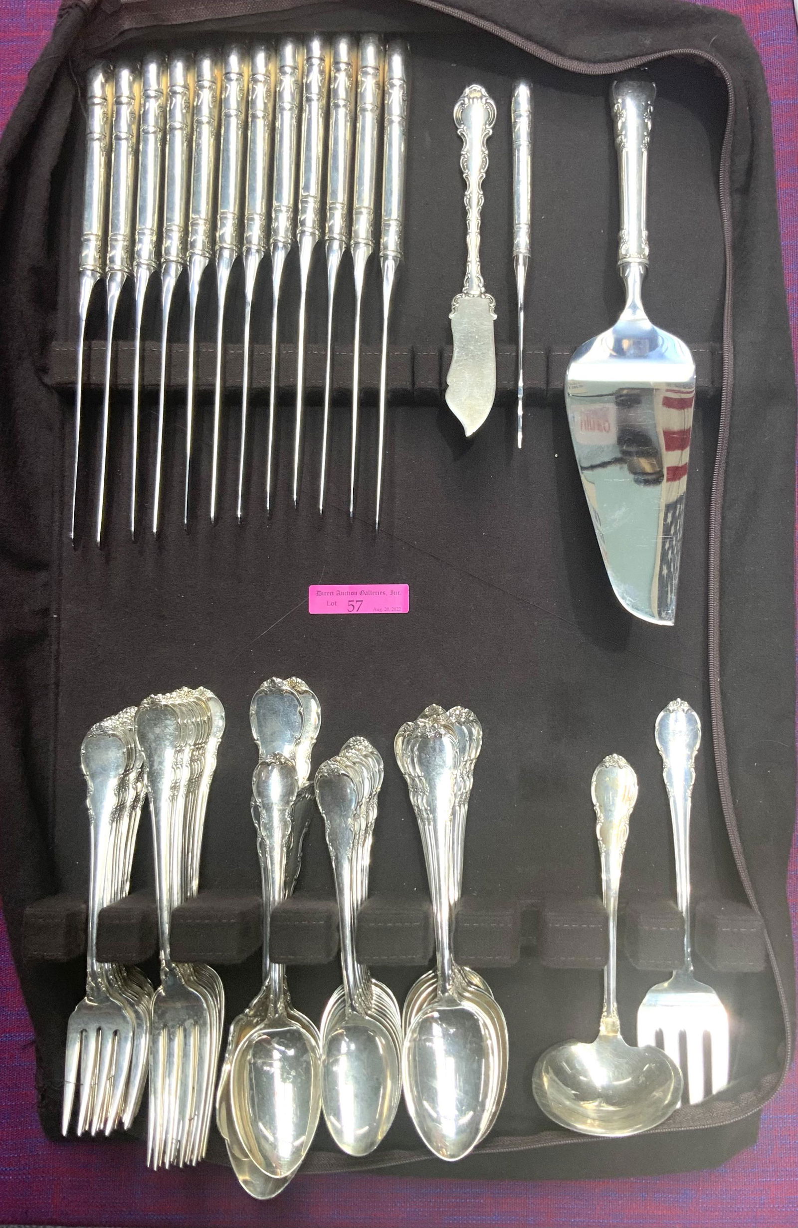 Set of Lunt Sterling Silverware. (1 of 3)