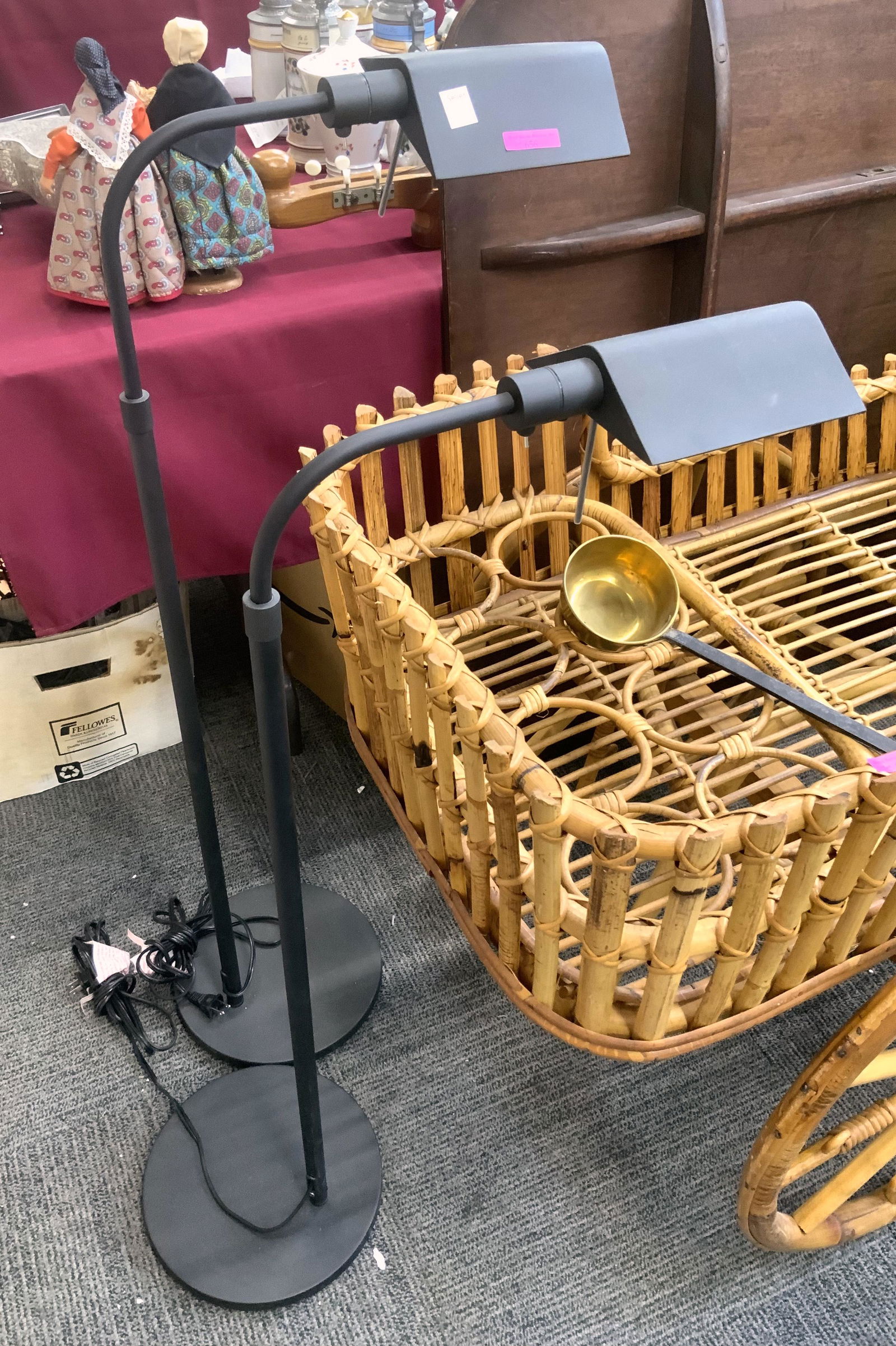 Pair of Adjustable Modern Reading Lamps. (1 of 1)