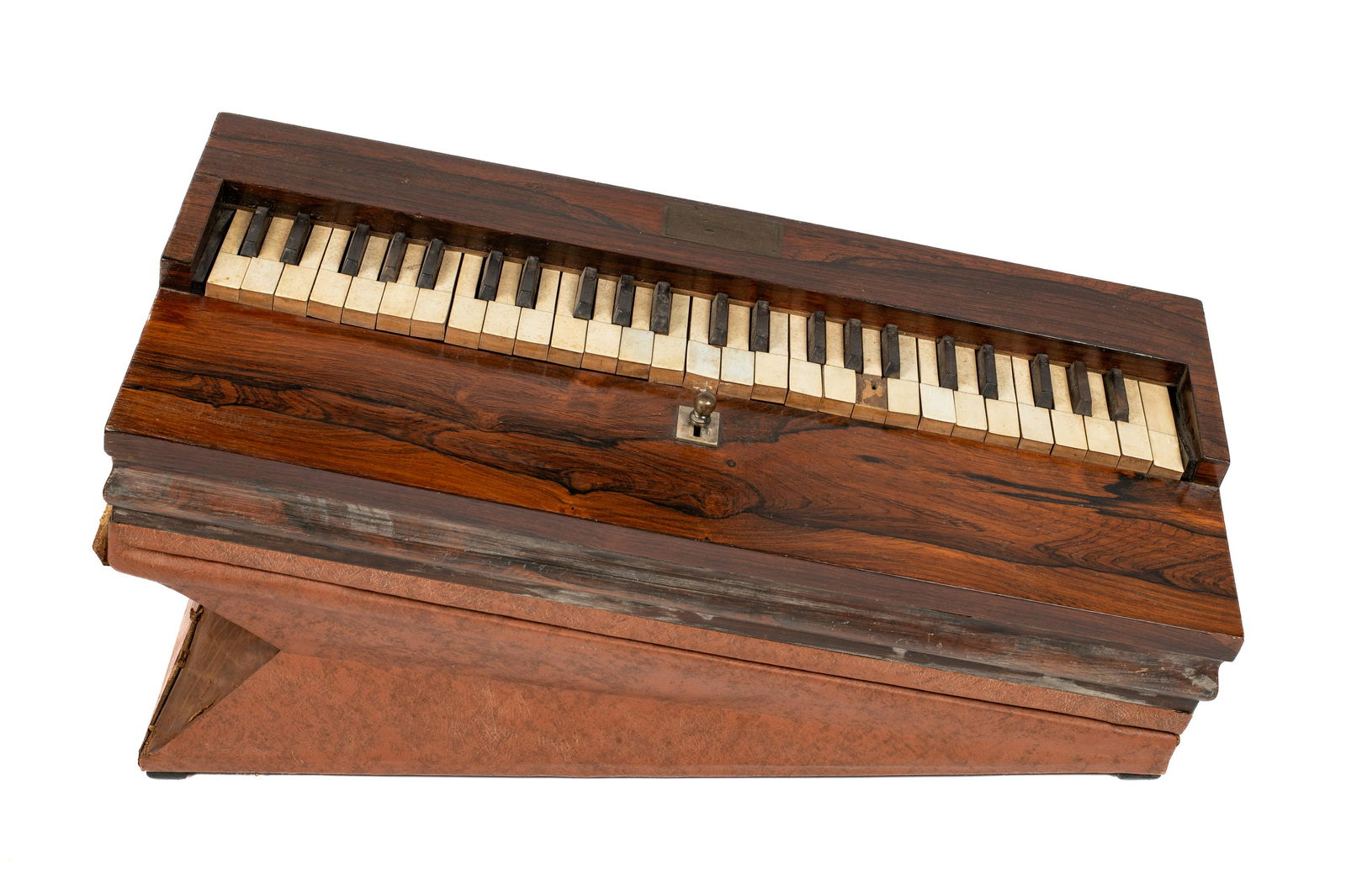 Antique Rosewood Lap Organ Made By D. B. Bartlett. (1 of 4)
