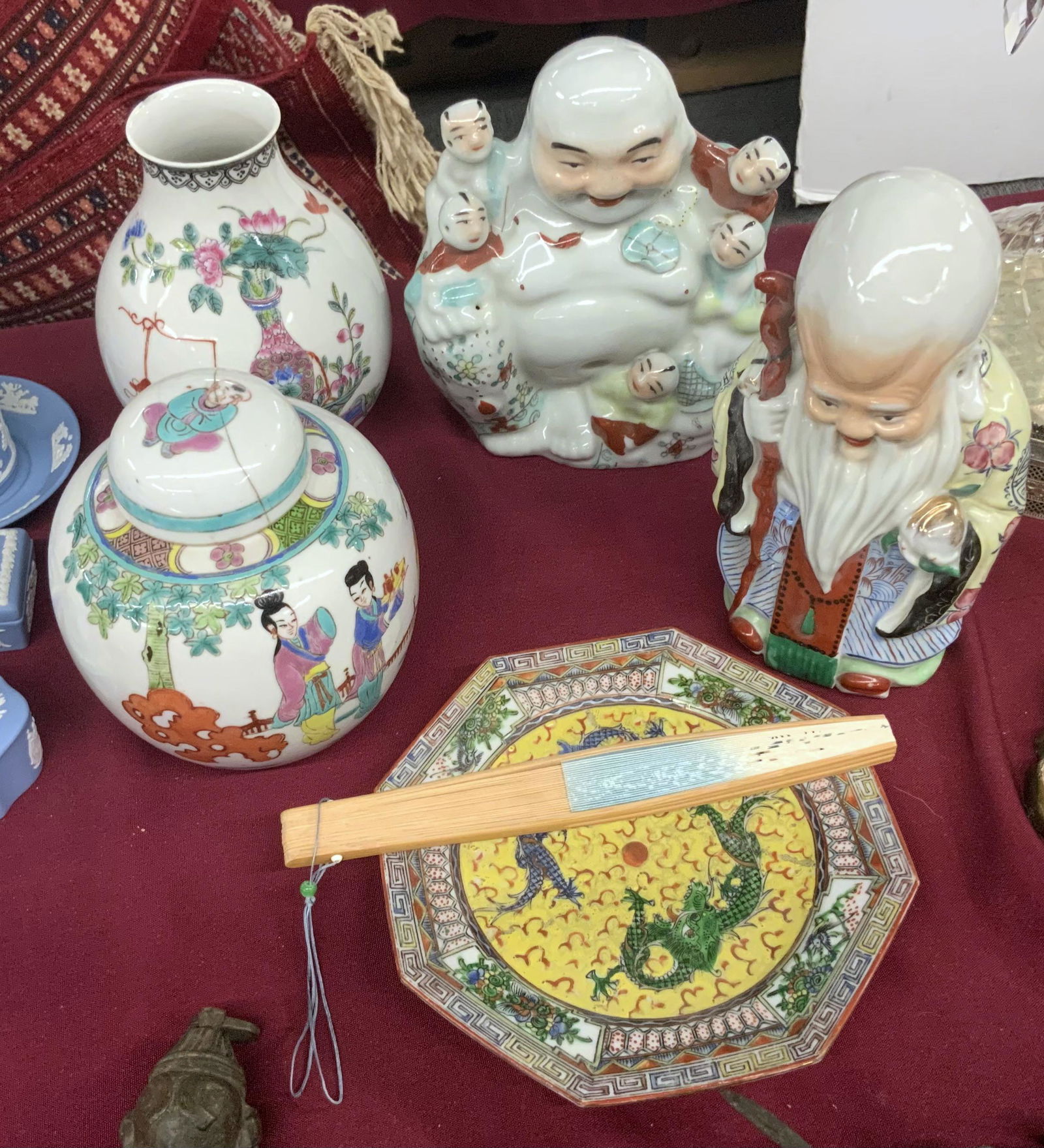 Lot of 6 Asian Articles, mostly Chinese. (1 of 1)