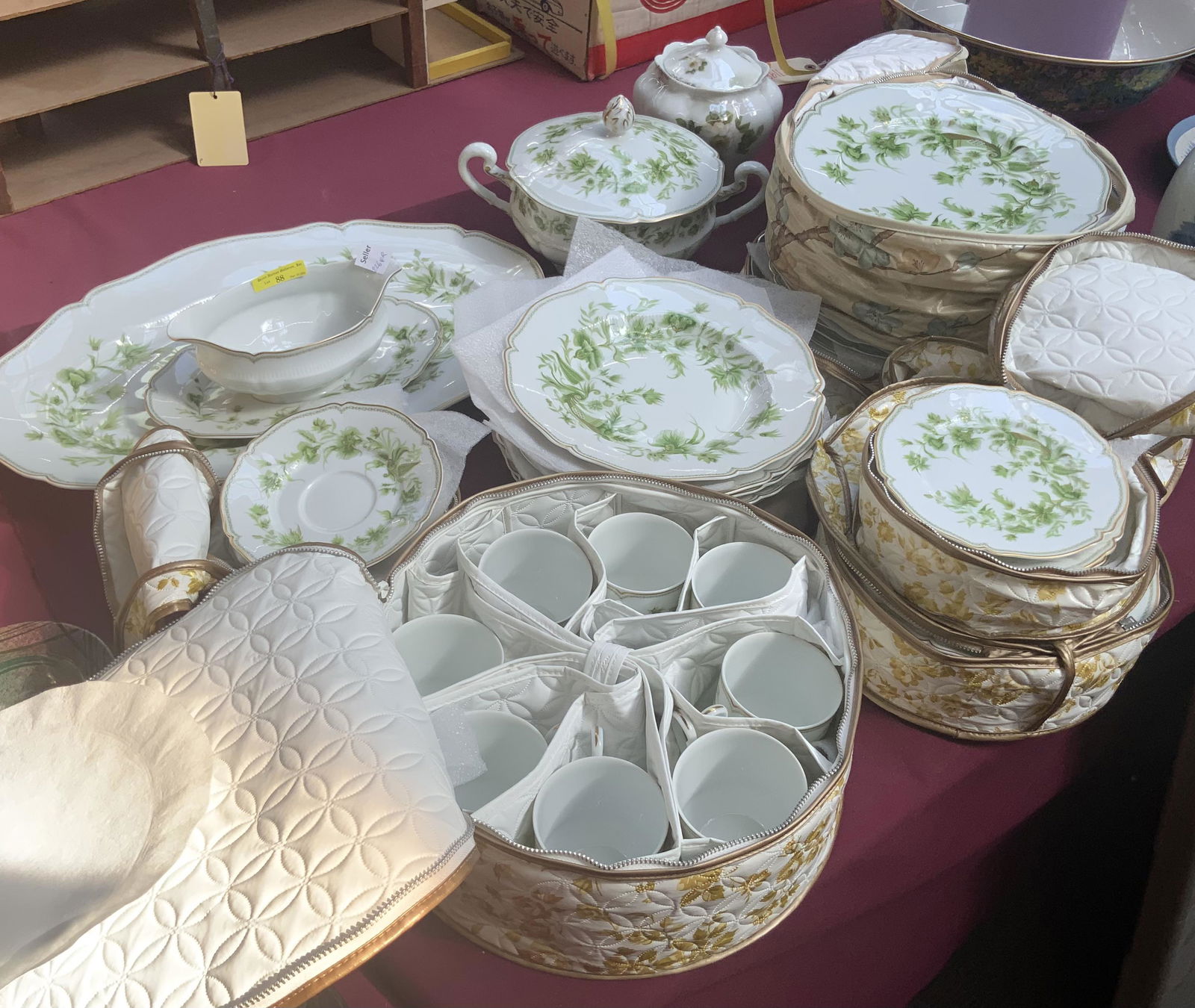 Set of Haviland Limoges "A La Corne" China. (1 of 3)