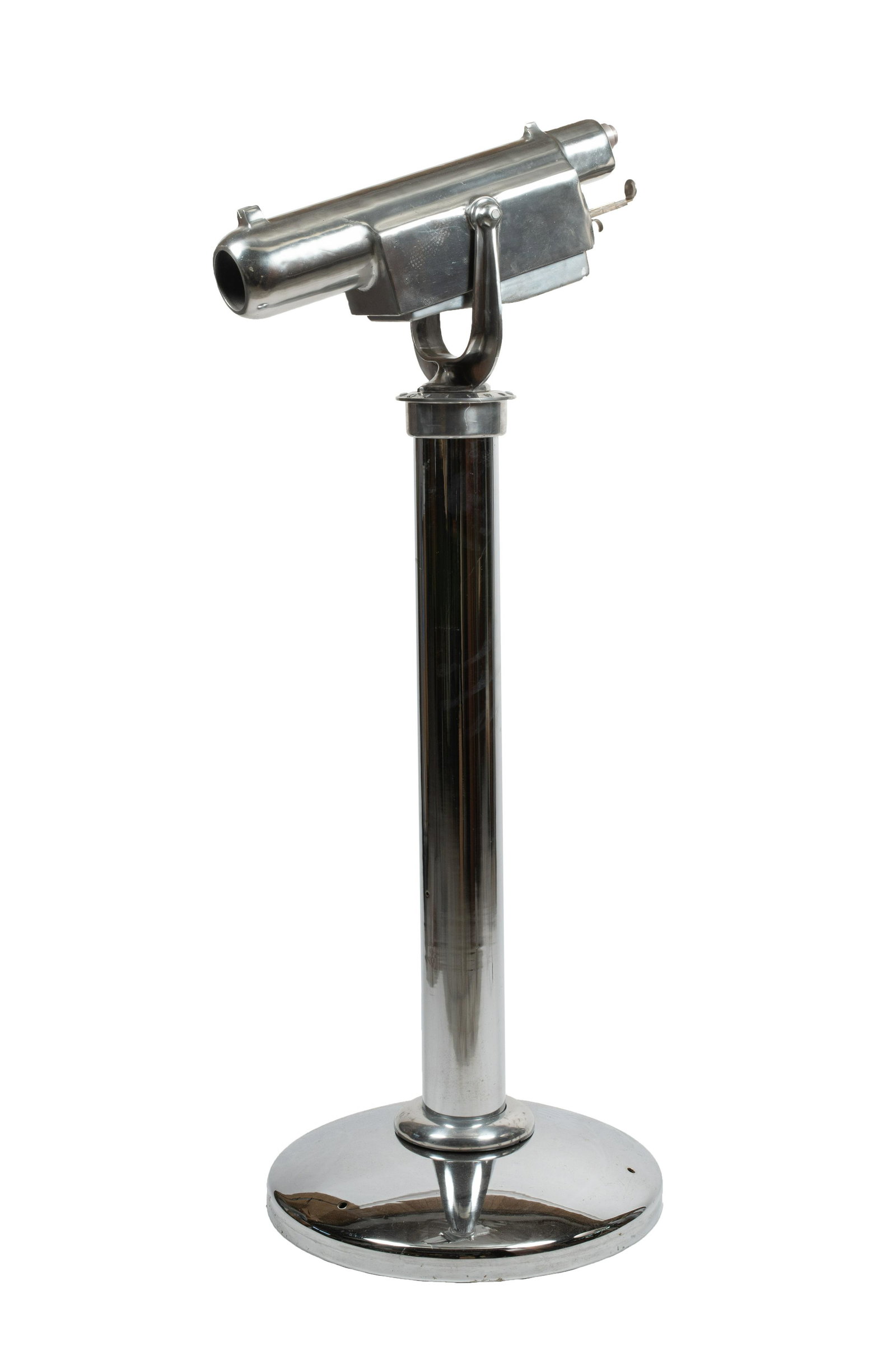 Vintage Coin-Operated Steel Viewing Scope. (1 of 4)