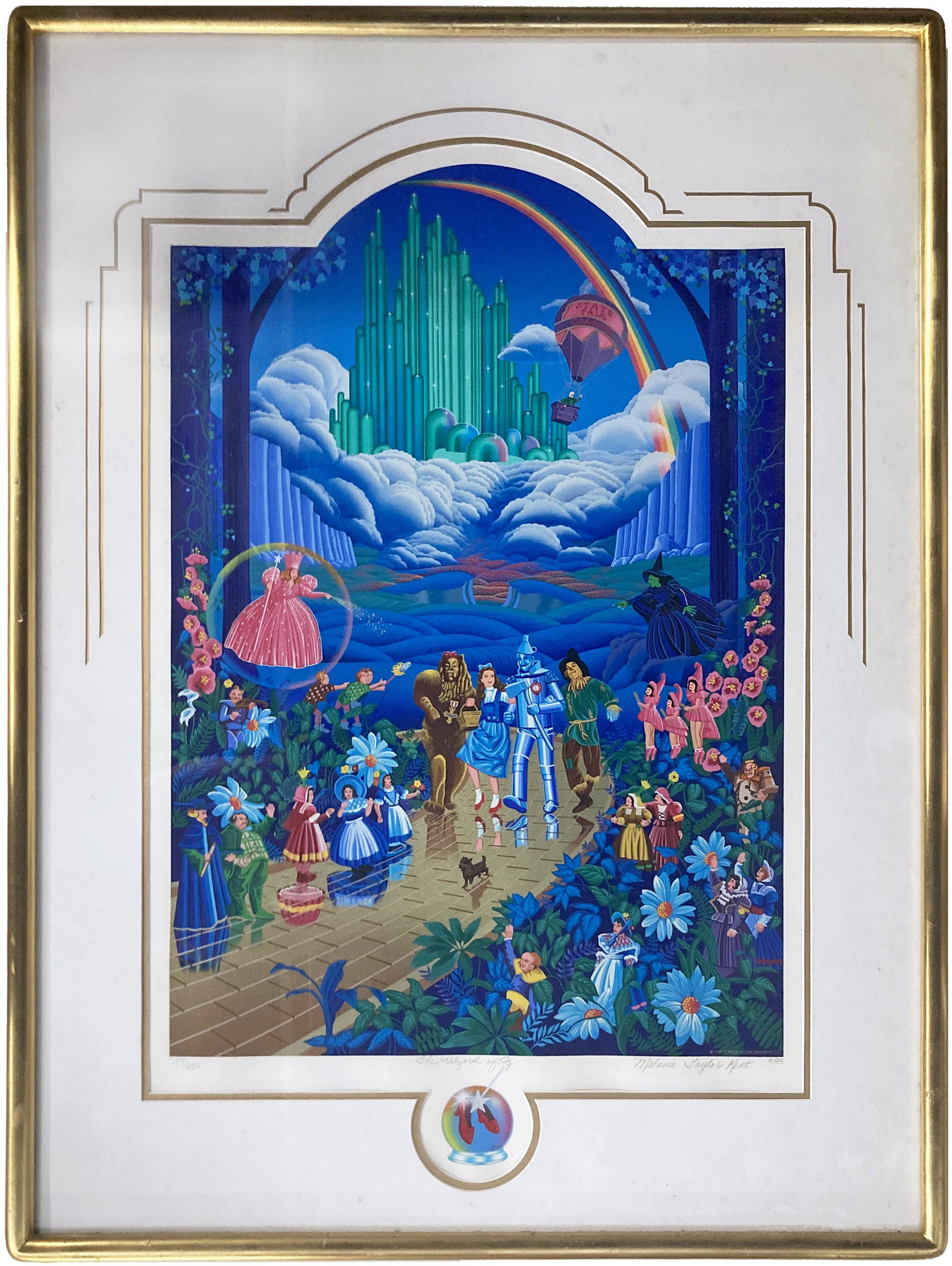 Serigraph "Wizard of Oz" by Melanie Taylor Kent. (1 of 5)