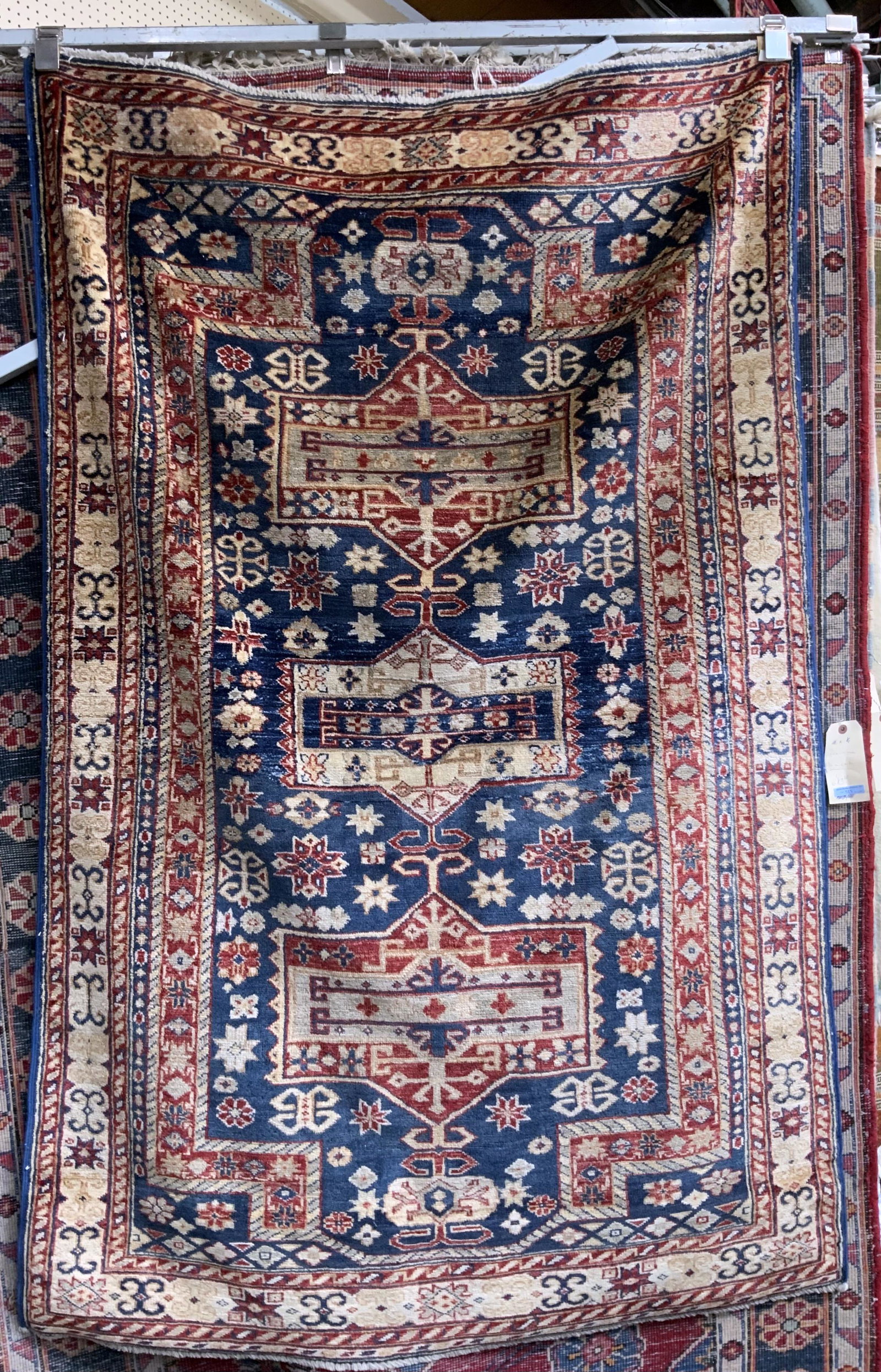 3' 10" x 6' 1" Persian Kazak Rug. (1 of 2)