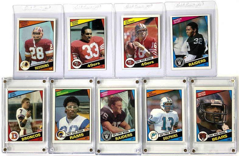 Complete 1984 Topps NFL Football Card Set. (0412) on Dec 03, 2022