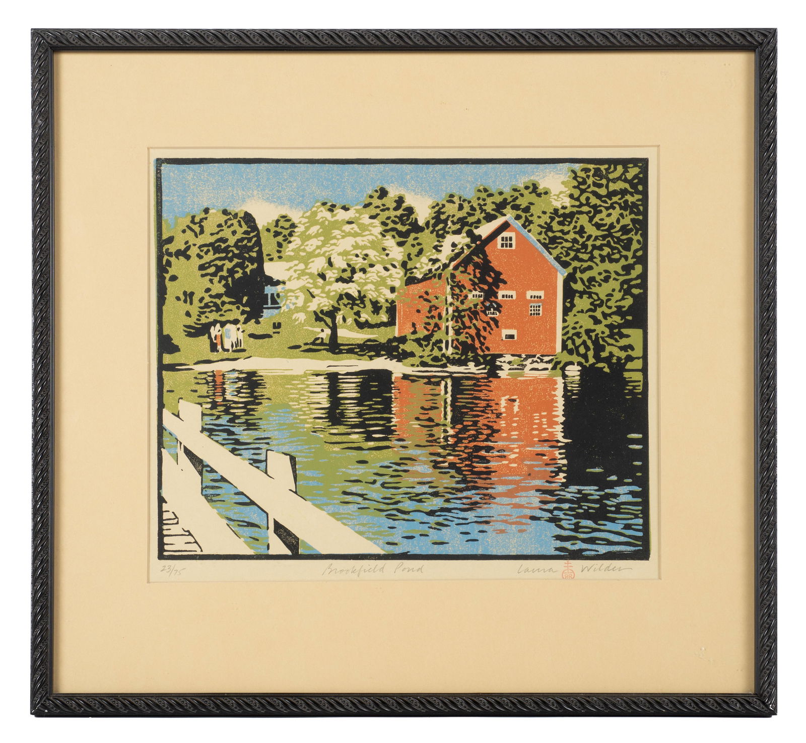 Roycroft Renaissance Block Print by Laura Wilder. (1 of 4)