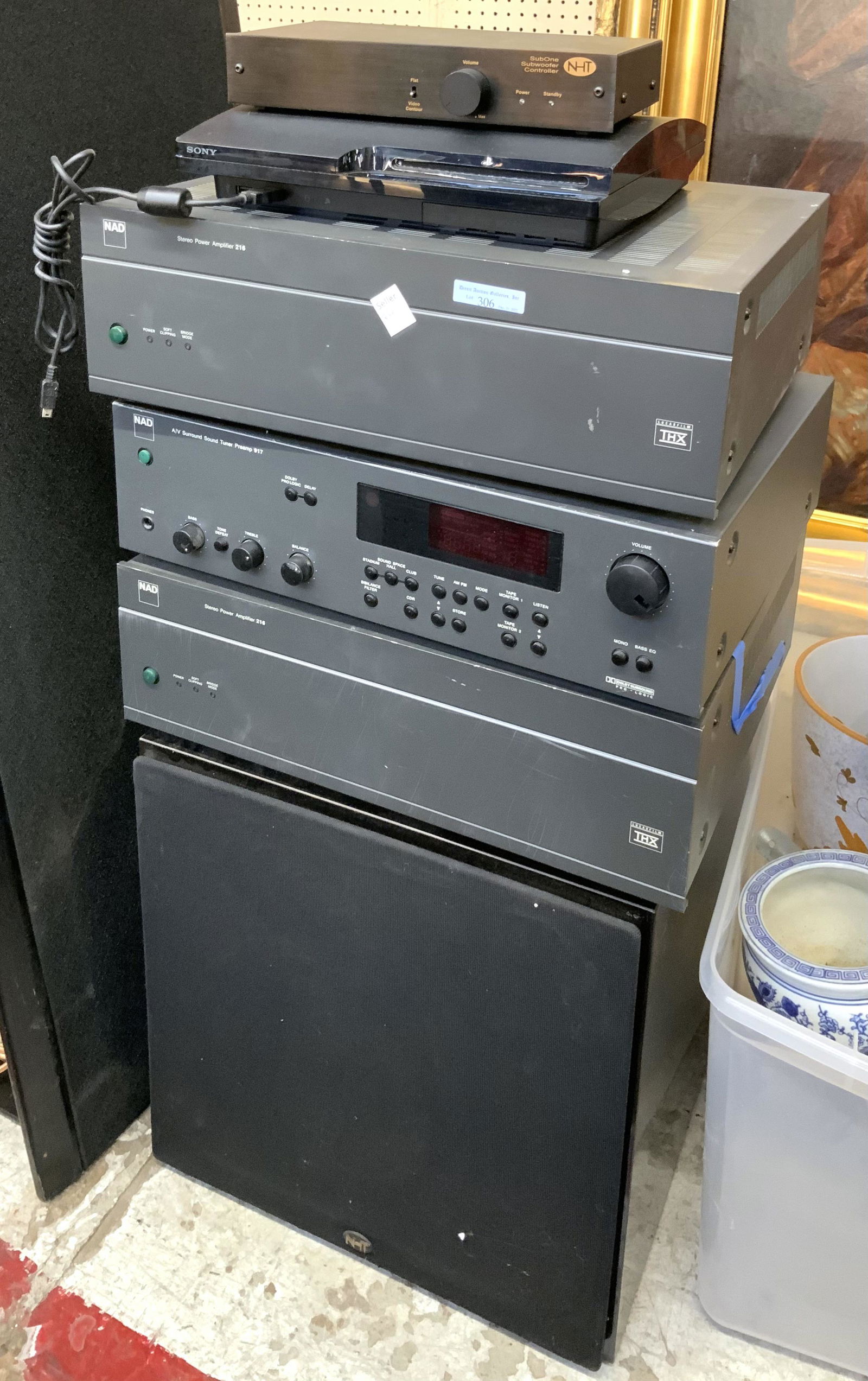 Lot: NAD, Sony, and NHT Electronics. (1 of 1)