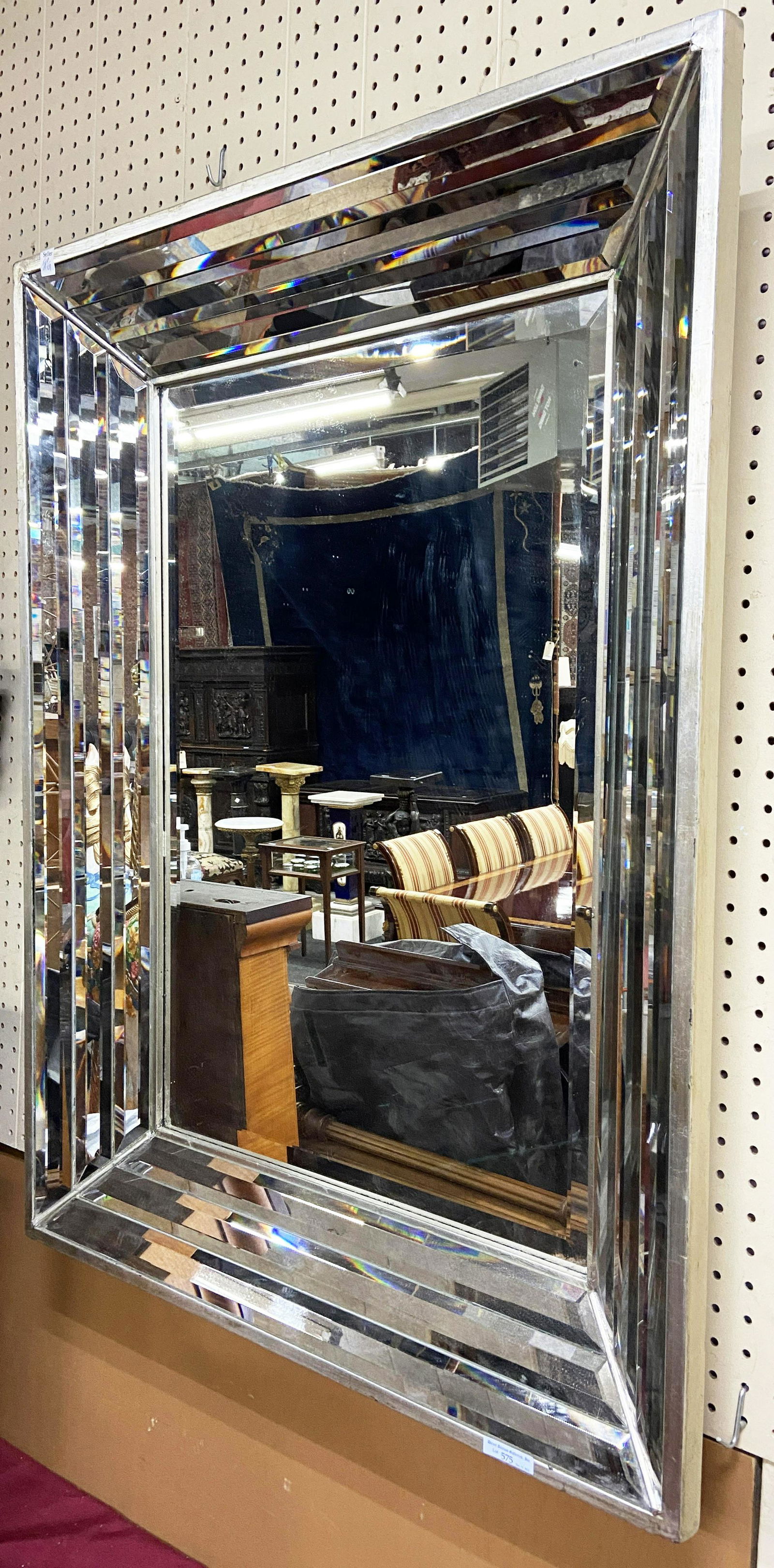 Modern Bevelled Mirror-Edged Wall Mirror. (1 of 1)