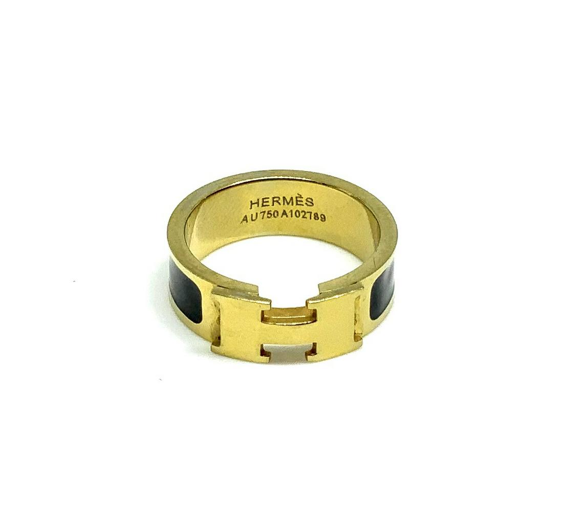 Gold-Plated Ring sgd. Hermes. (1 of 2)