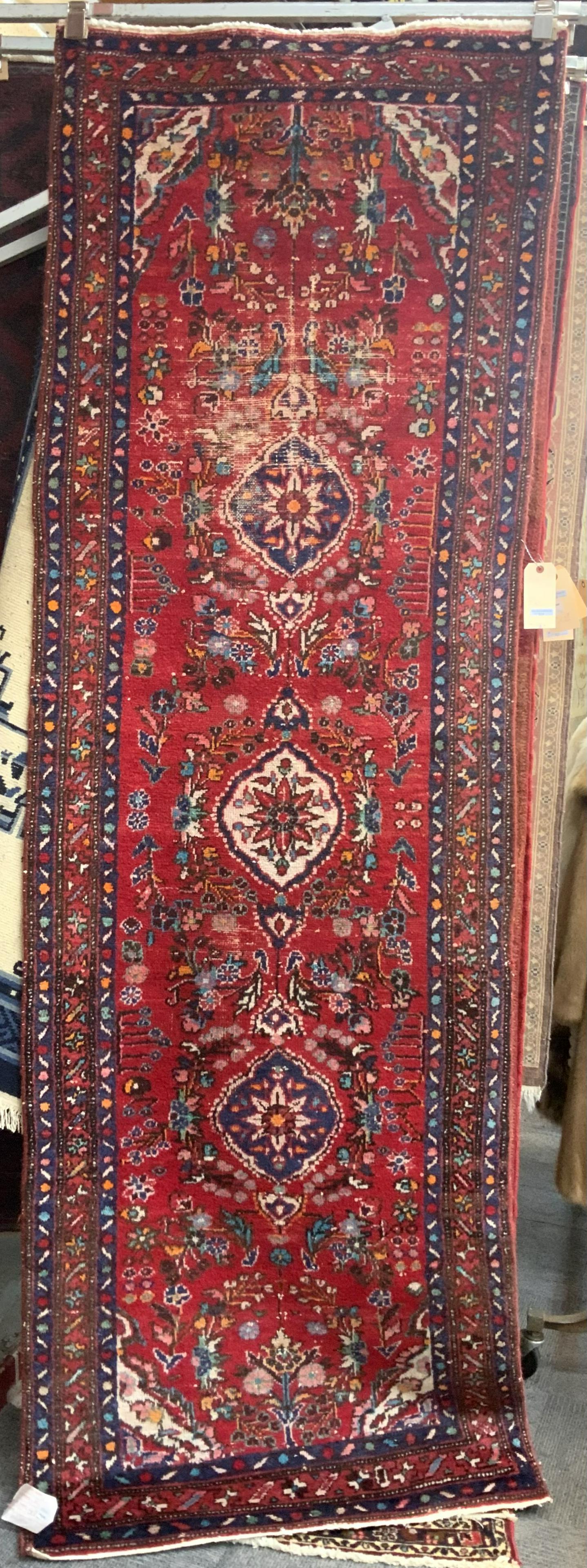 9' 2' X 3' Handmade Oriental Runner Rug. (1 of 2)