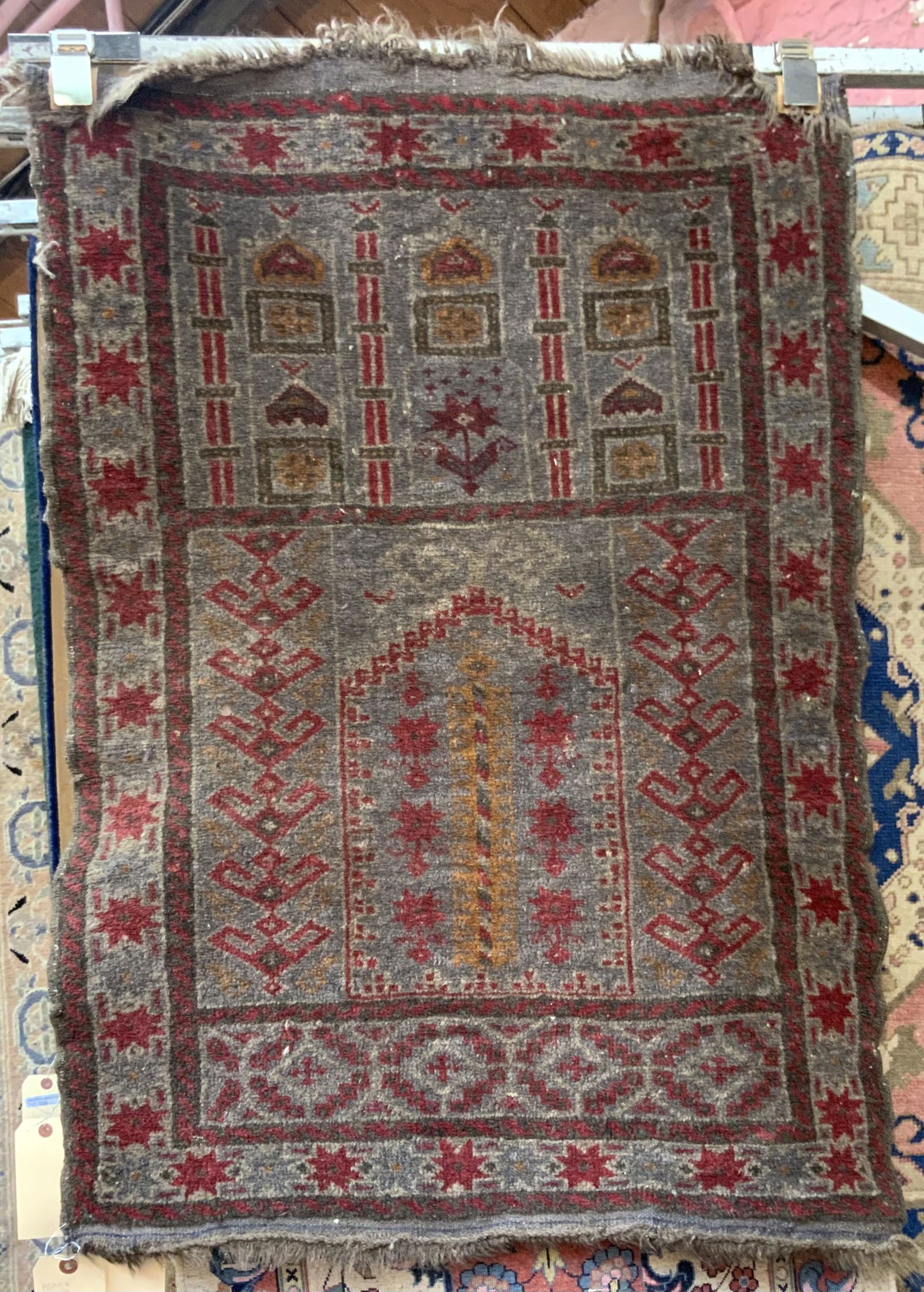 3' 4" by 2' 6" Oriental Prayer Rug. (1 of 1)