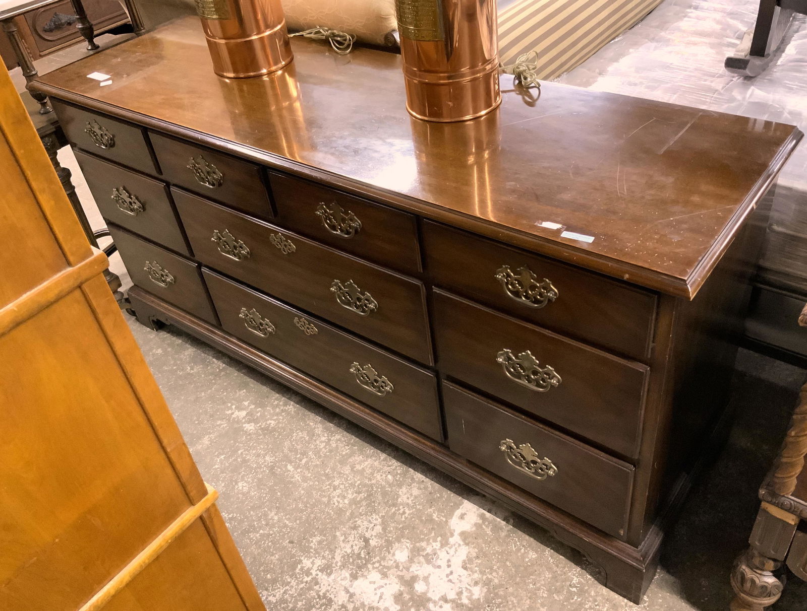 Drexel Bicentennial Mahogany Triple Dresser. (1 of 2)