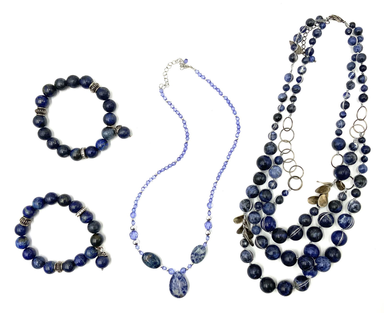 Lot of Lapis Lazuli Jewelry. (1 of 2)