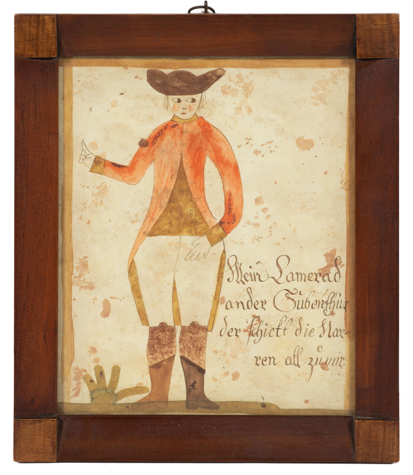 Small work of Modern Pennsylvania German Art. (1 of 3)