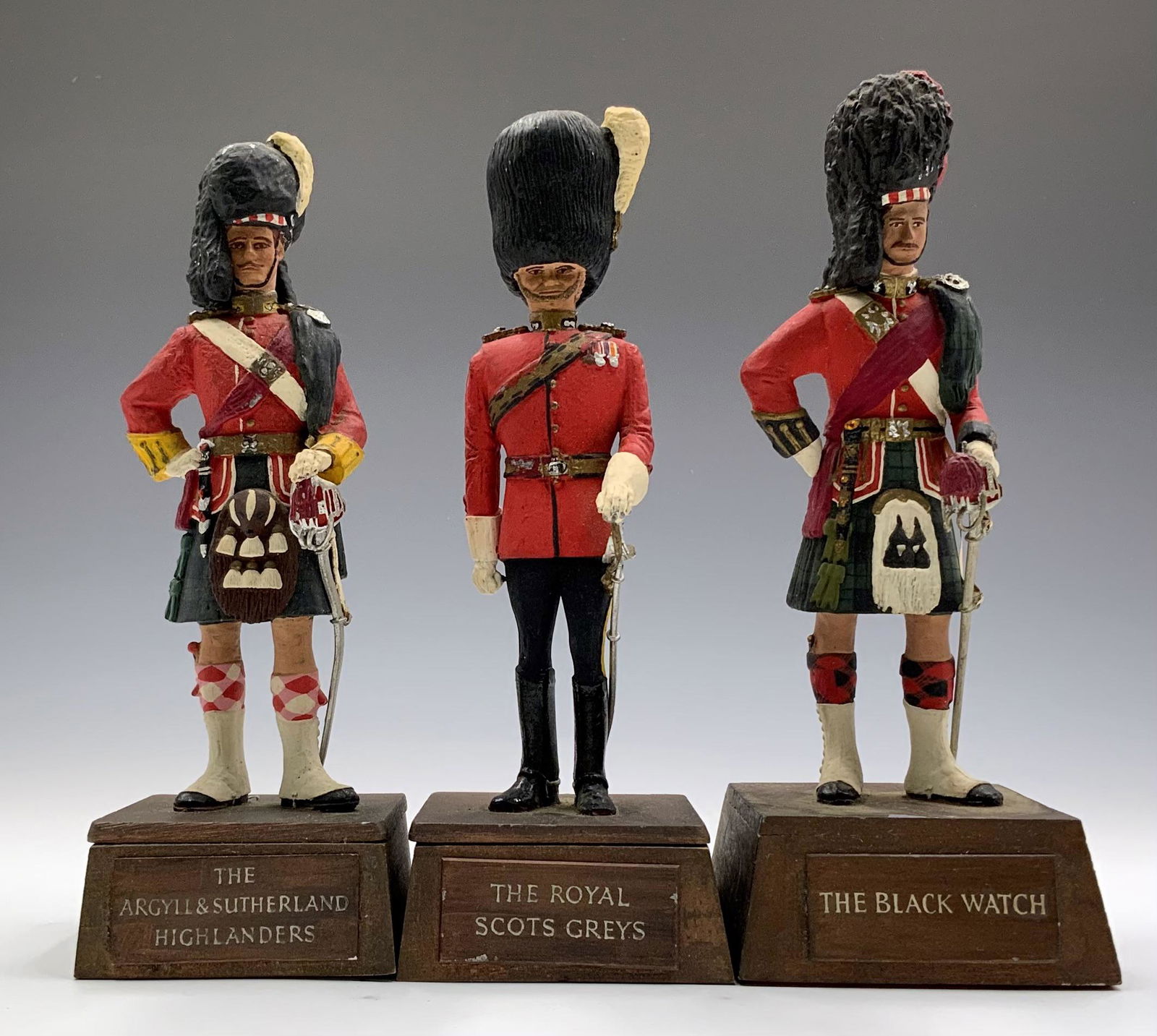 Three British Sentry Box Full Ceremonial Models. (1 of 2)
