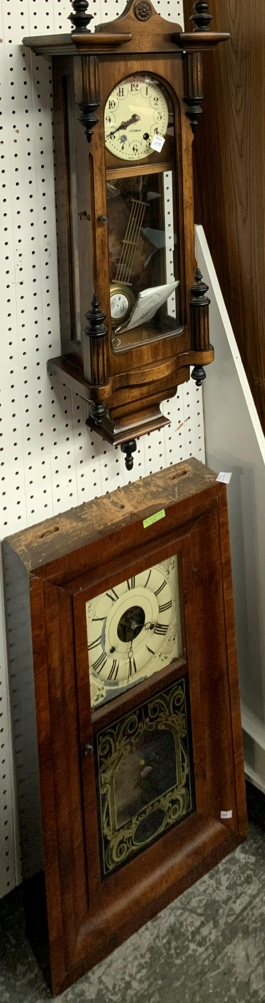 Lot of 2 Wall Clocks, Bollenbach and Seth Thomas. (1 of 3)