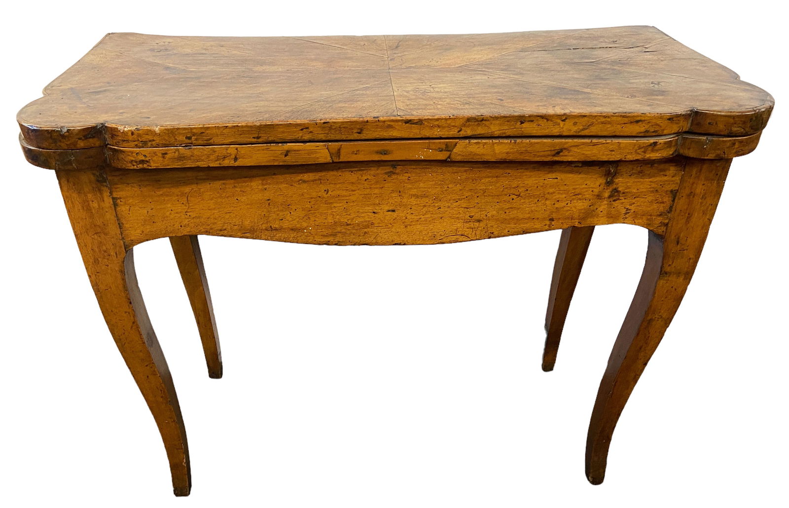 Continental Folding Game Table-Likely 18th Century (1 of 3)