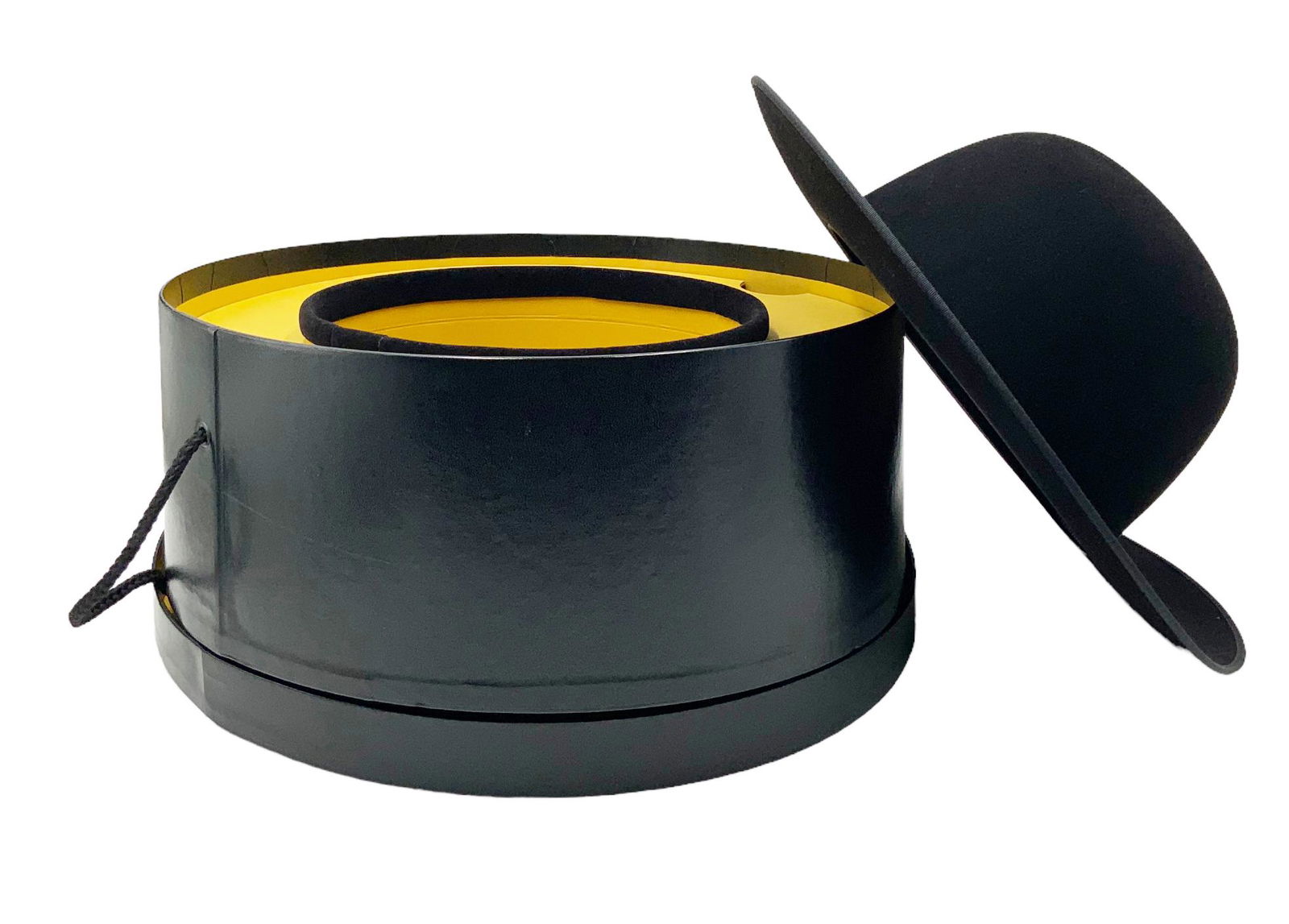 Men's Optimo Beaver & Mink Black Fedora Hat.: With the original box. It is U.S. size 7 1/8; Metric size 57. It comes with the Original Purchase Papers, with a Price of $2,300. The Hat looks to be in Excellent condition.