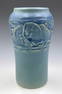 Rookwood Pottery Blue Arts & Crafts Vase w/ Birds.