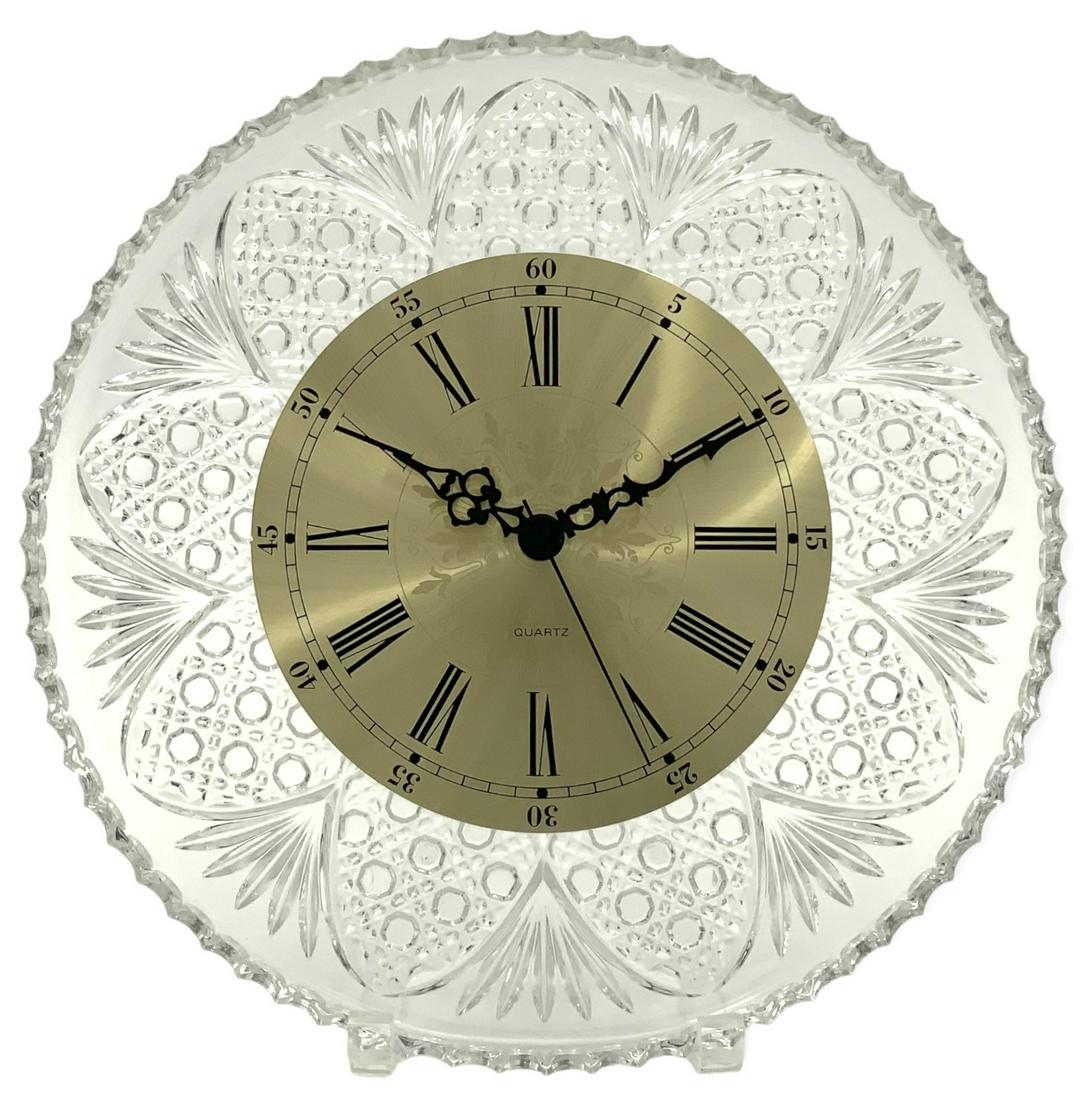 Junghans 12" Pressed Glass Wall Clock, Working. (1 of 3)