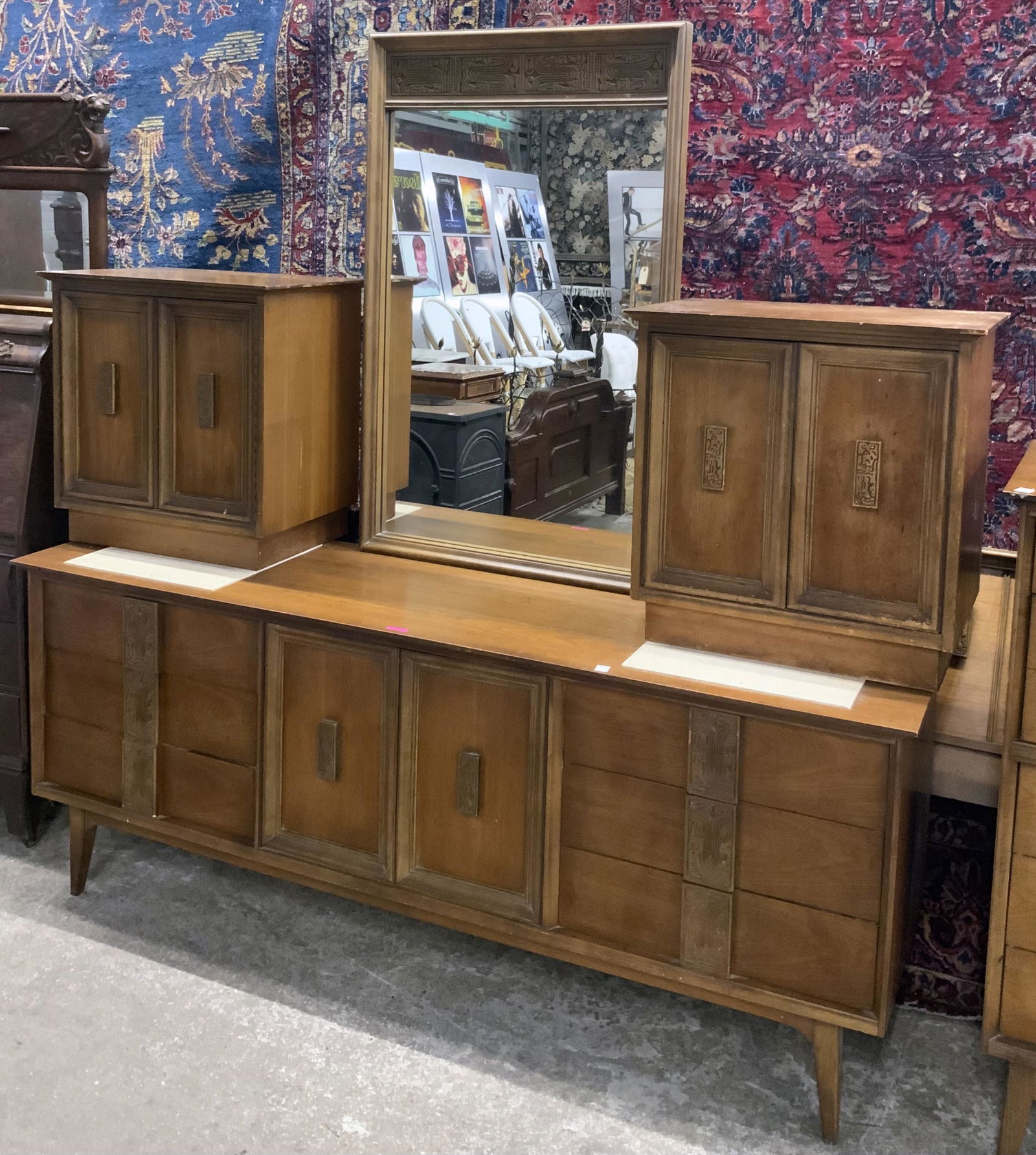 Mid Century Modern Bassett Furniture Bedroom Set