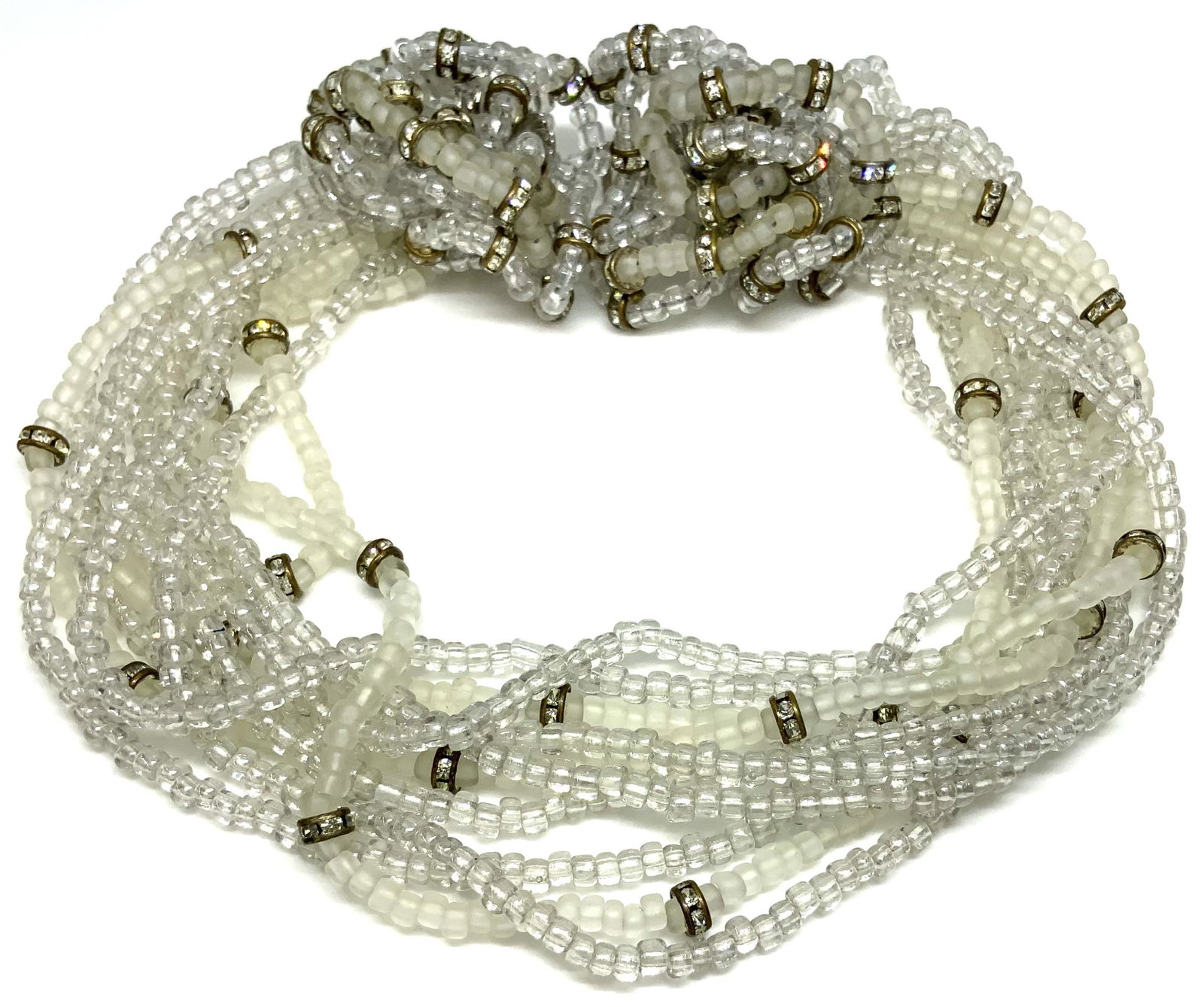 Signed William de Lillo Beaded Choker / Necklace. (1 of 2)