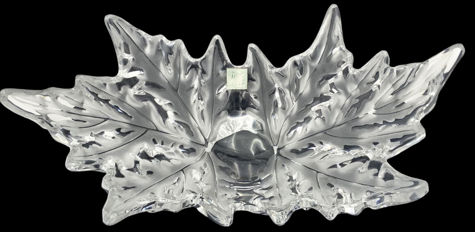 Sgd. Lalique "Champs Elysees" Centerpiece or Bowl. (1 of 4)