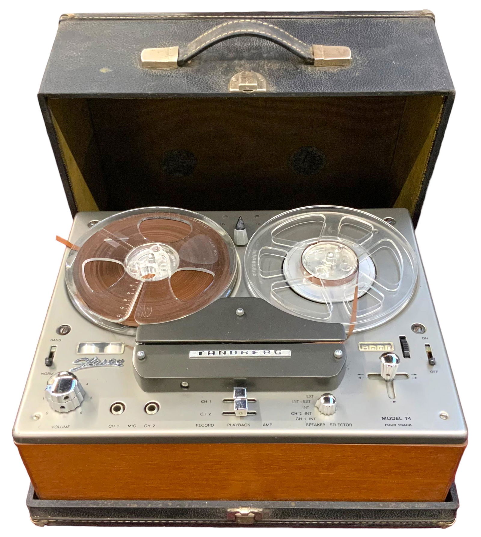 Tandberg 4-Track Model 74 Reel-to-Reel Recorder. (1 of 2)