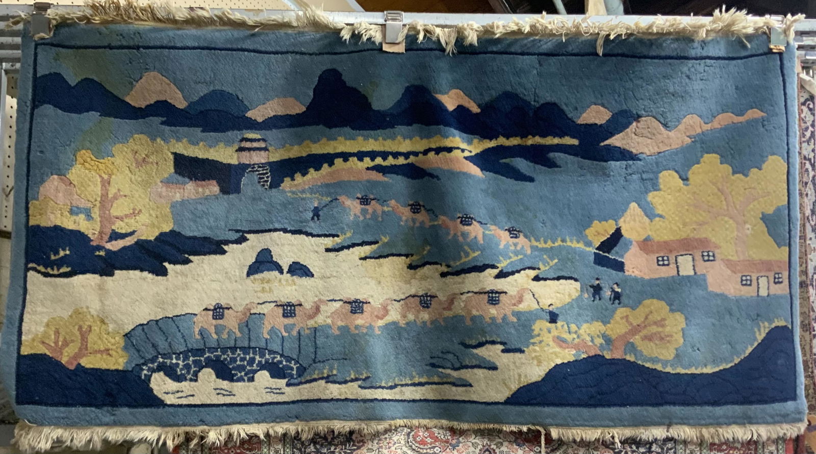 2' 7" x 5' 2" Vintage Chinese Picture Rug. (1 of 1)