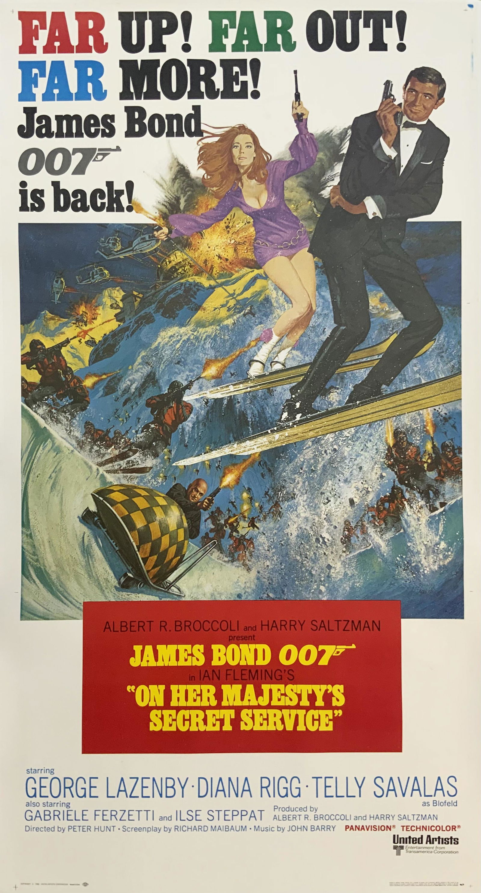 Linen-Backed James Bond 3-Sheet Movie Poster. (1 of 4)