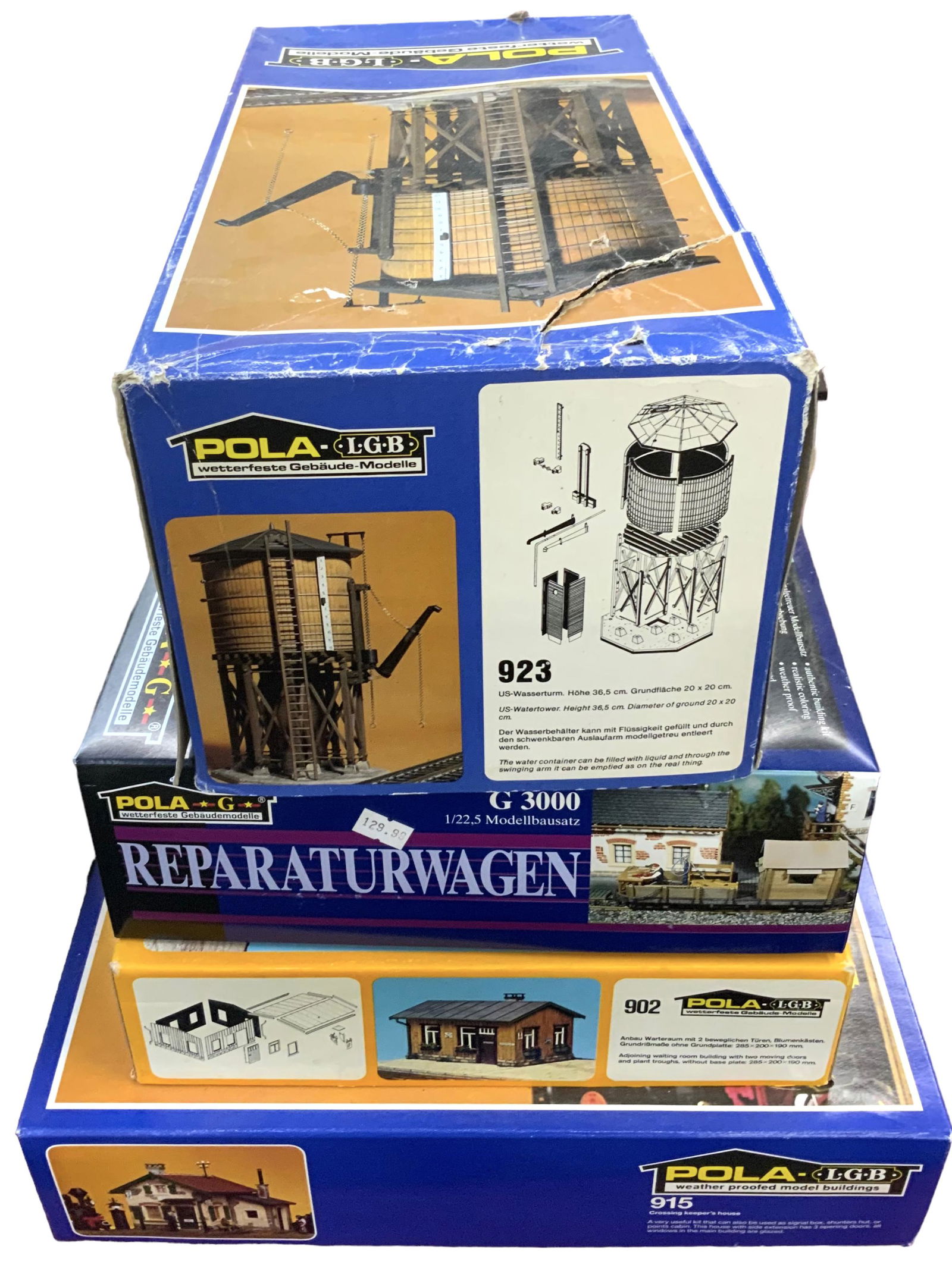 Lot of 4 NIB Pola (LGB) Railway Building Kits. (1 of 1)