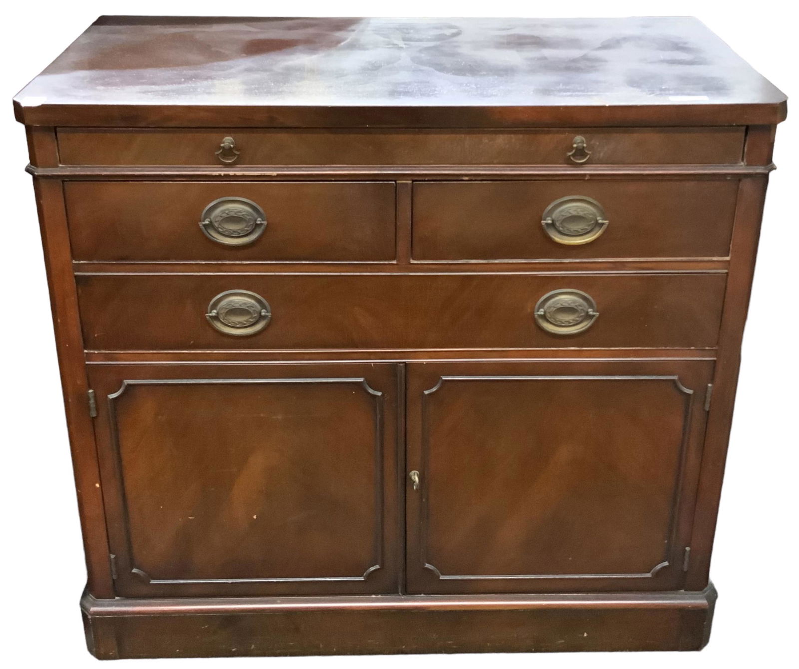 Small Mahogany Server or Buffet. (1 of 3)