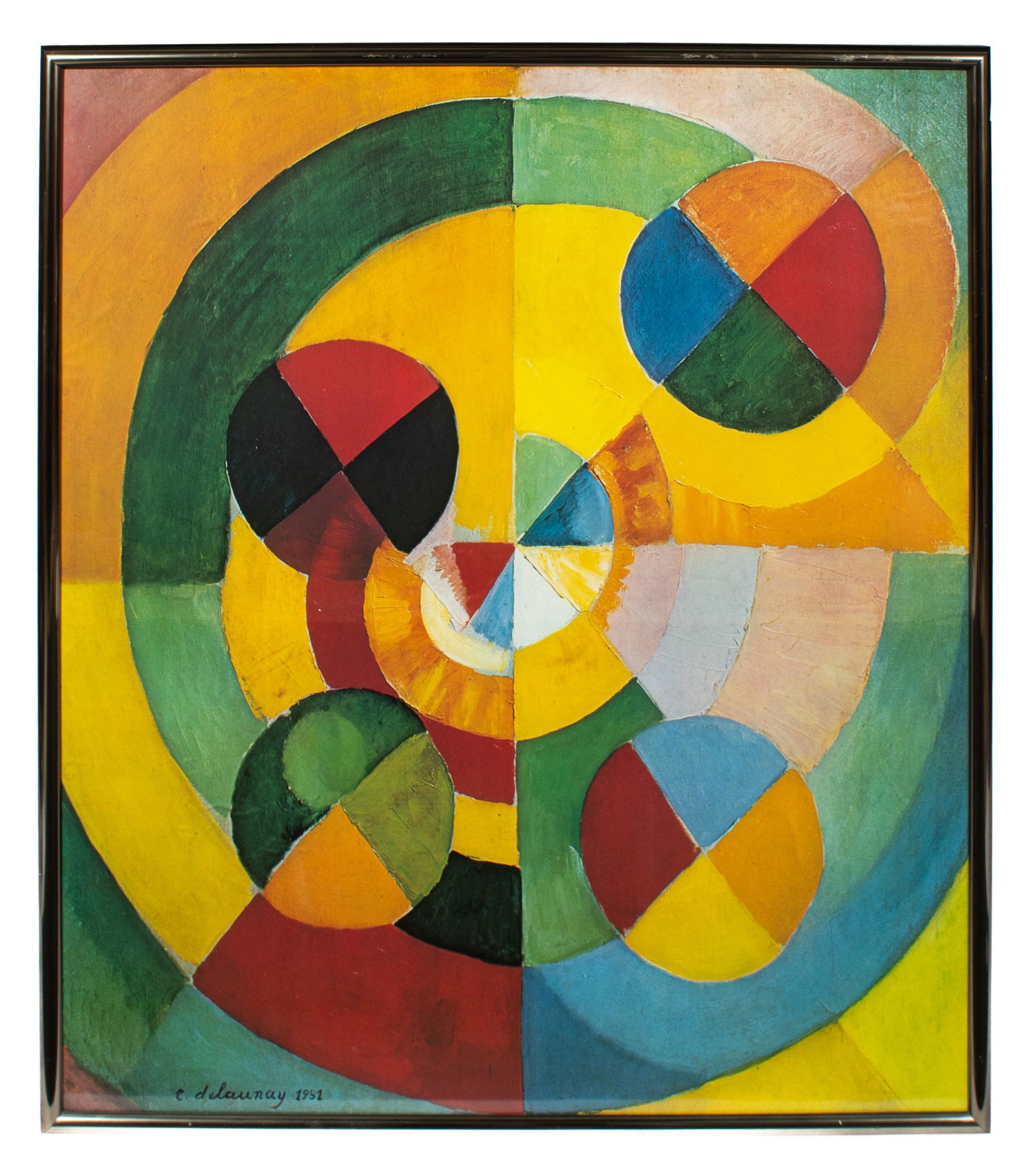 Large Poster of Abstract Art by "E. Delaunay". (1 of 1)