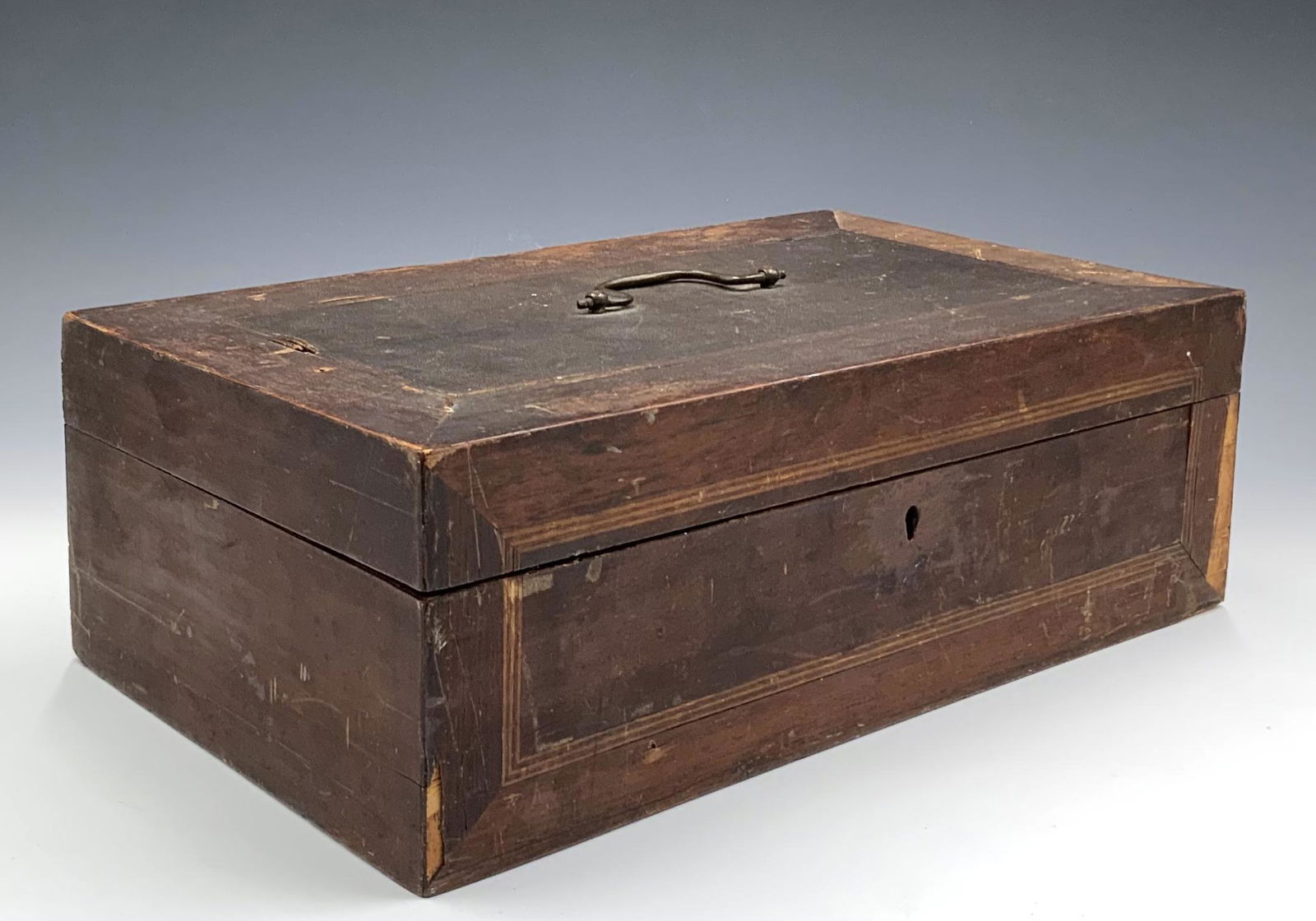 Antique Inlaid Box, Possibly English, AS IS. (1 of 4)