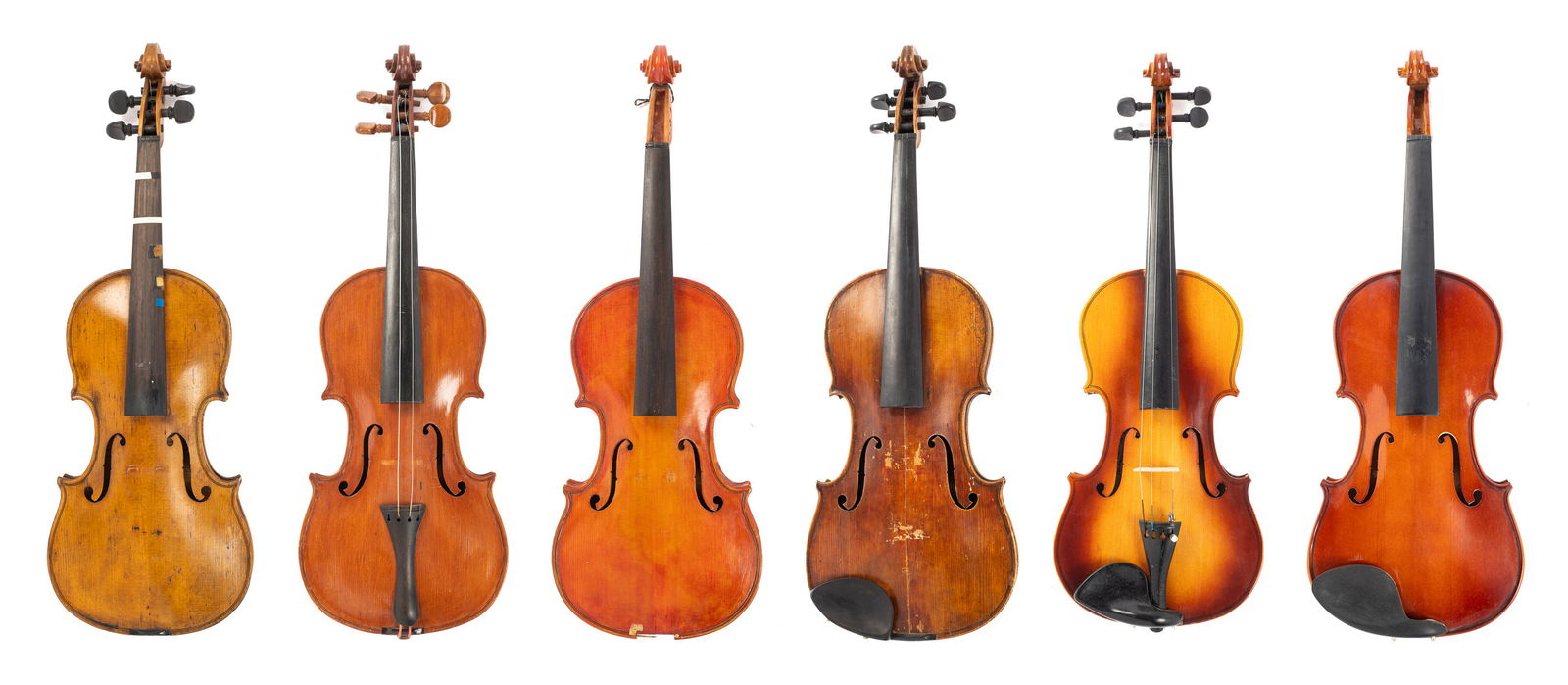 Lot of 6 Violins w/ Cases- AS IS. (1 of 9)