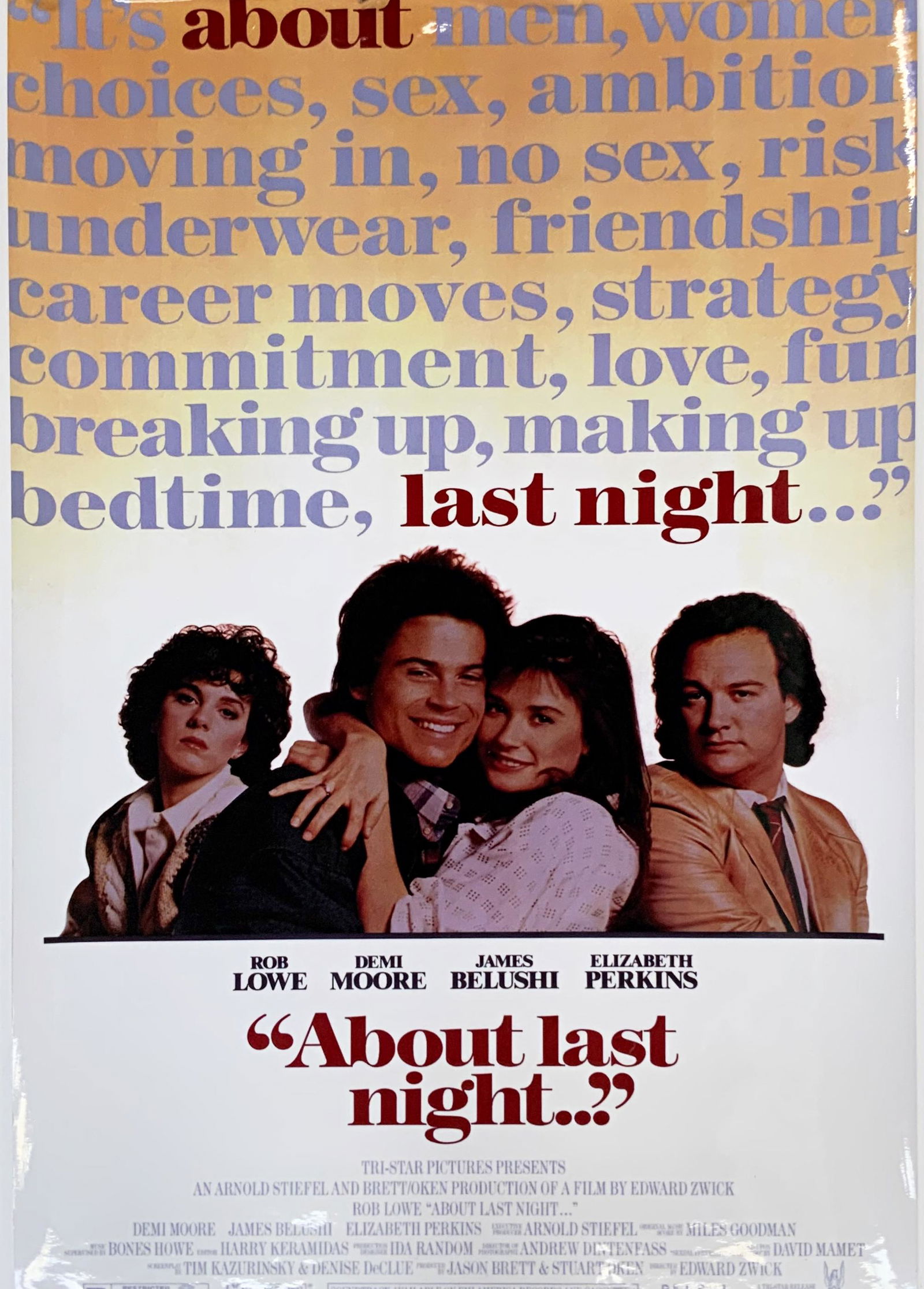 Lot of 5 Movie Posters- Mostly 1980's Films. (1 of 15)