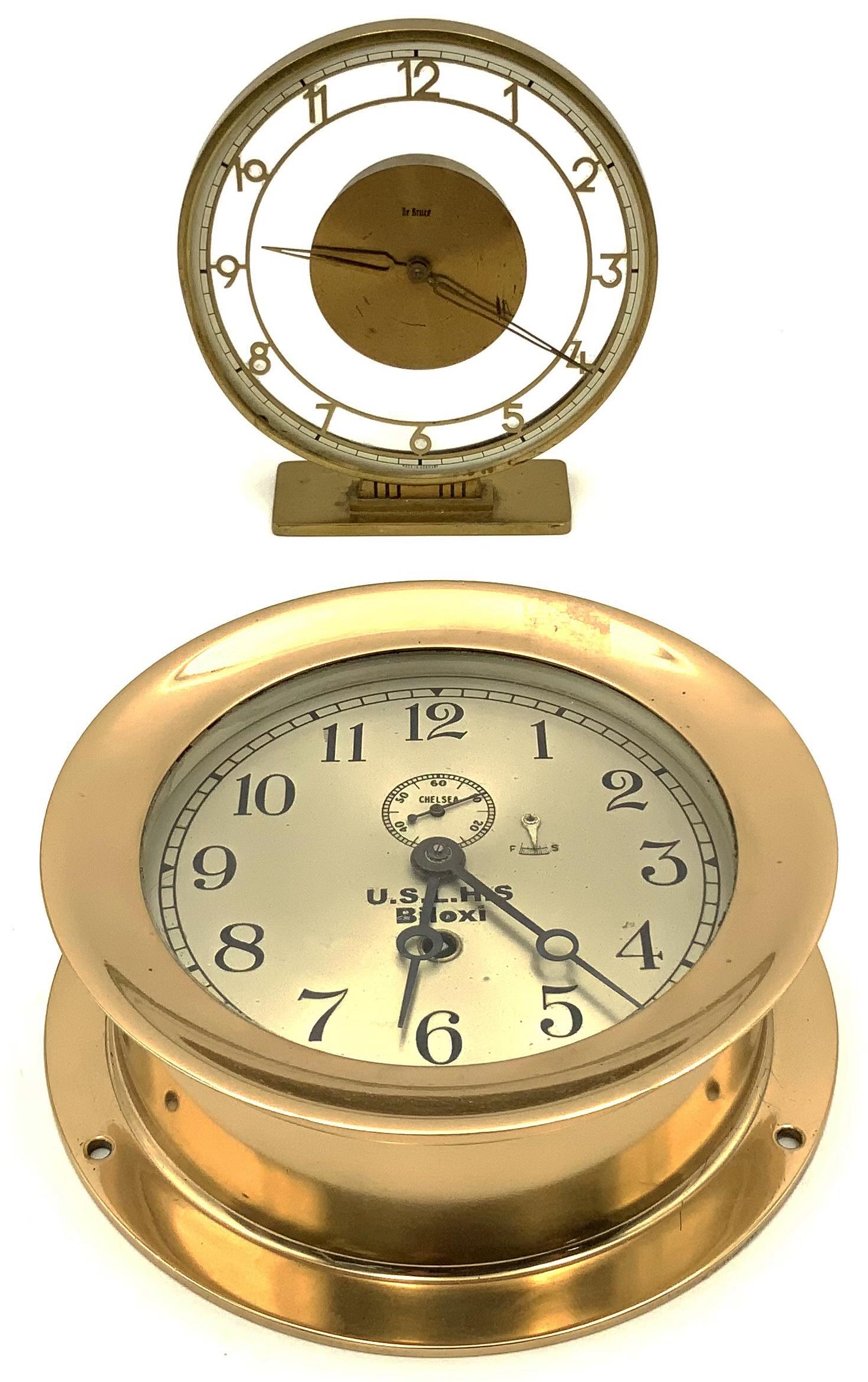 Lot of 2 Vintage Clocks- Chelsea & Mauthe. (1 of 3)