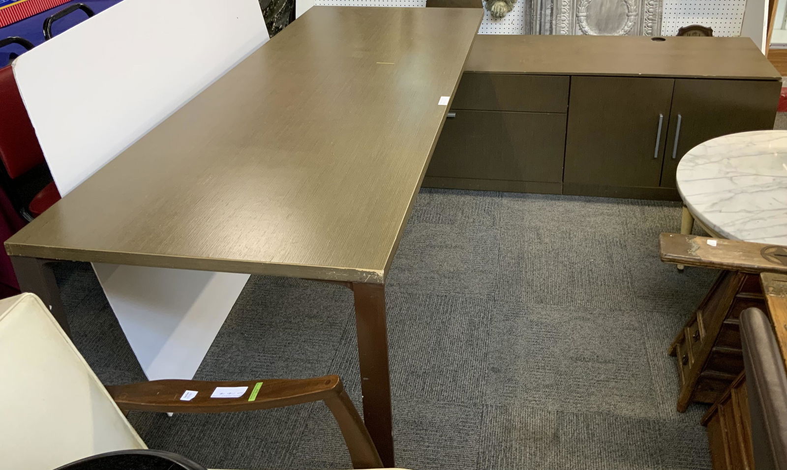 Herman Miller Prototype Desk & Credenza. (1 of 2)