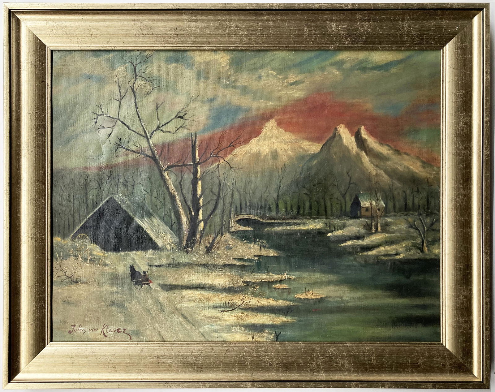 Painting in the Style of Julius Von Klever. (1 of 5)