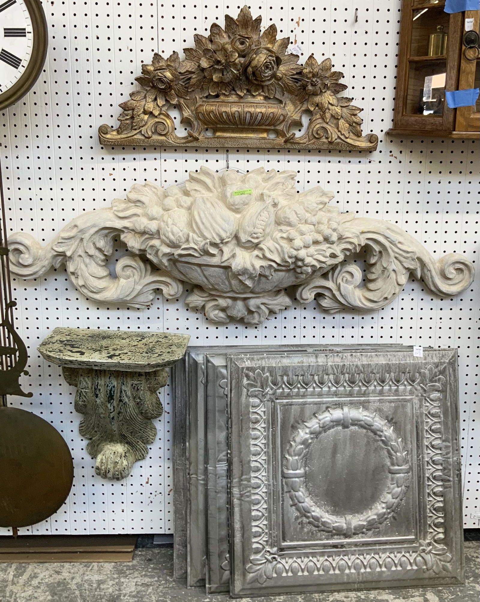 Lot of Carved Wall Hangings & Panels. (1 of 1)