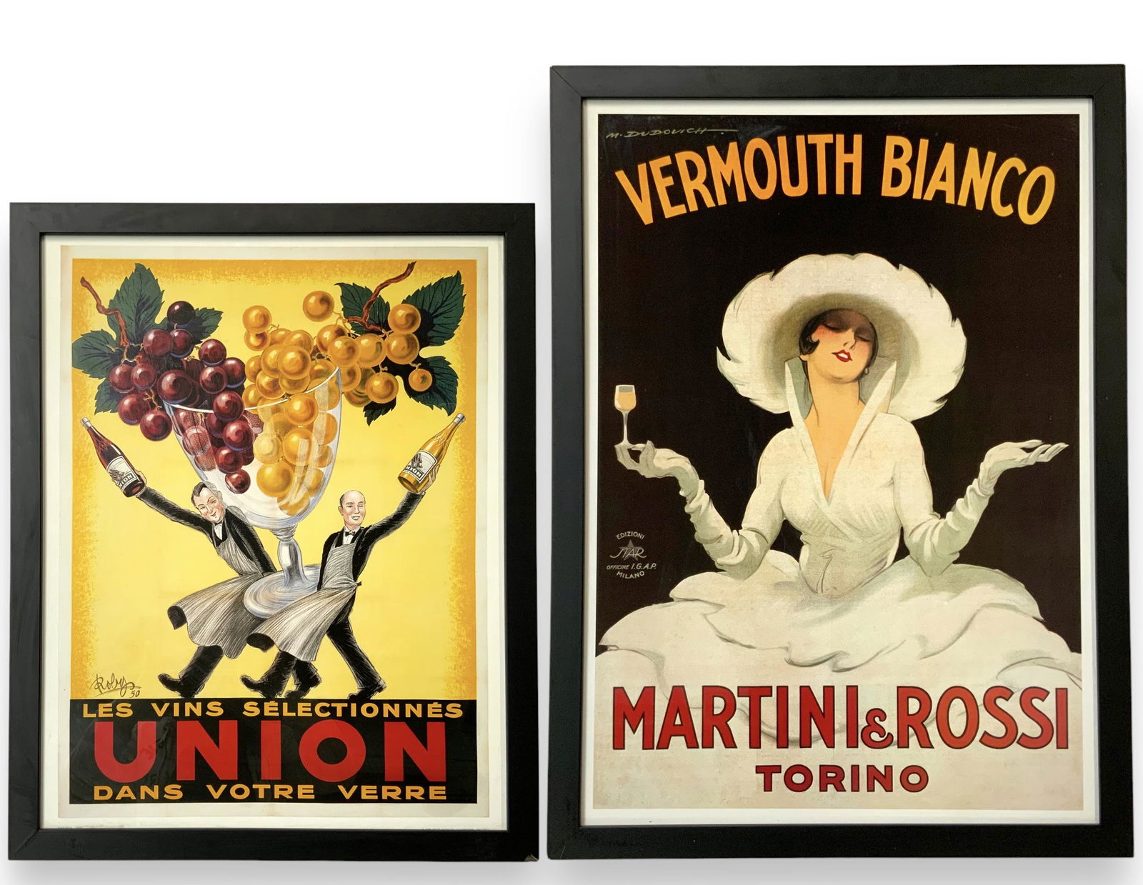 2 Small French Reproduction Advertising Posters. (1 of 7)