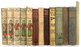 Lot of 13 Antique Hardcover Children's Books.