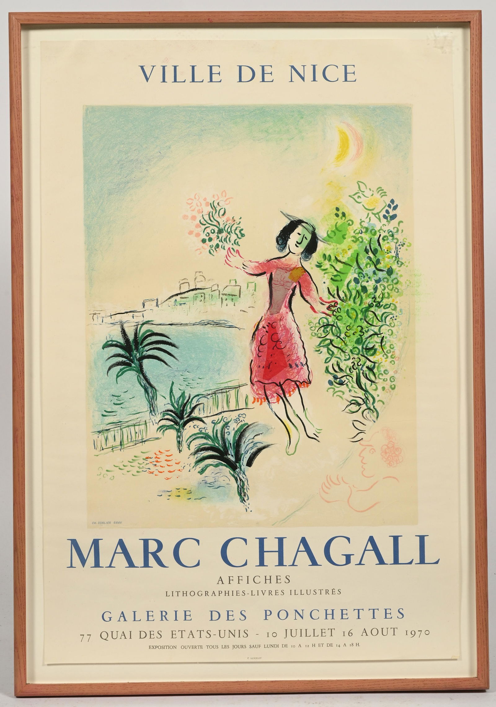 Exhibition Poster for Marc Chagall in Nice, France (1 of 2)