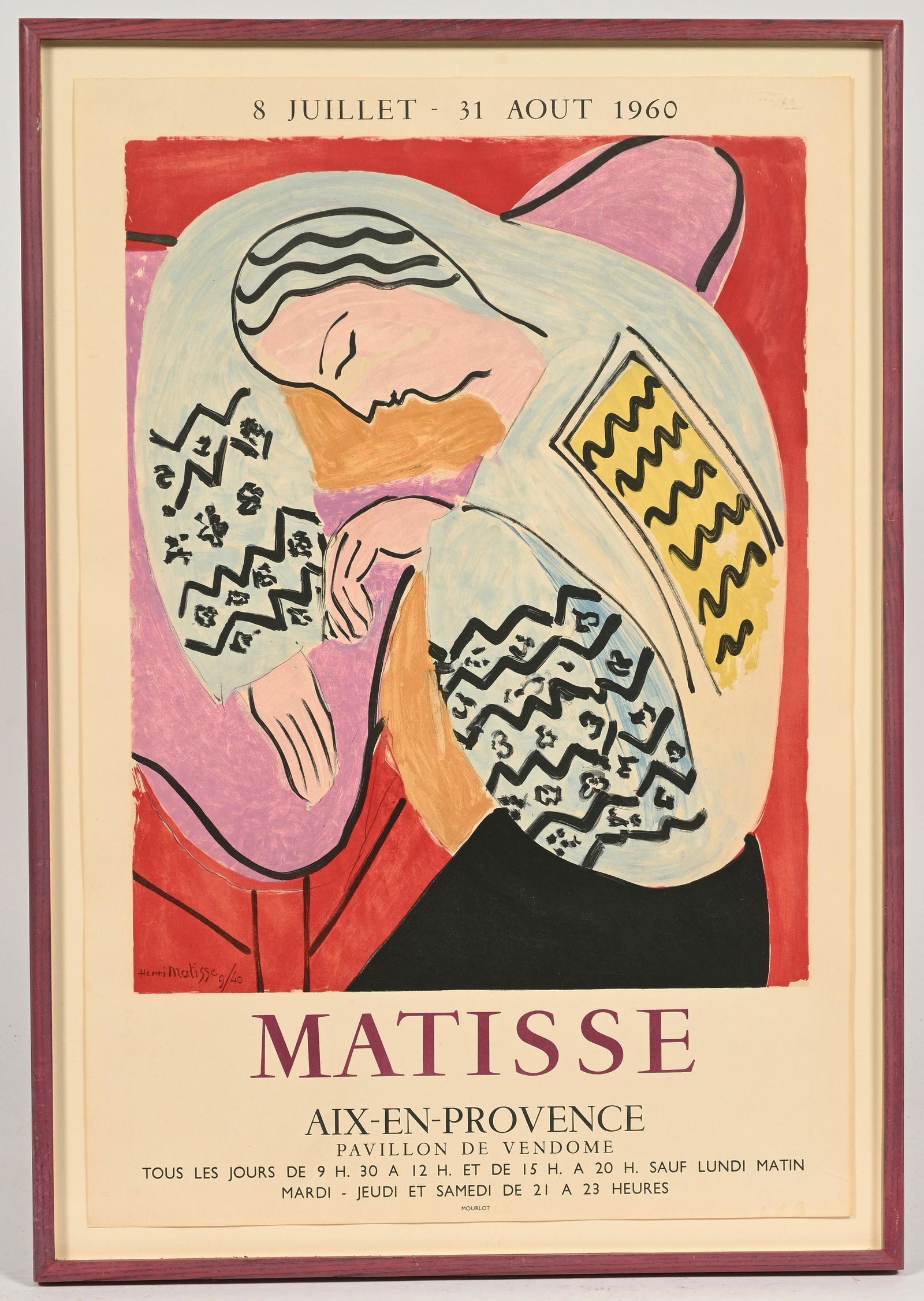 Matisse Exhibition Poster from 1960 in Provence. (1 of 2)
