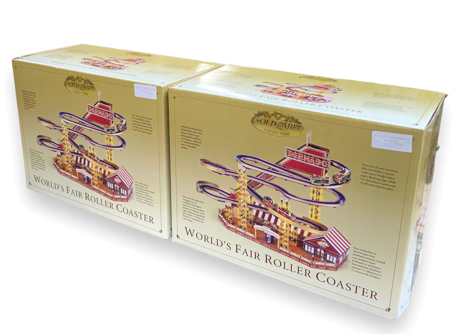 Lot of 2 Gold Label World's Fair Roller Coasters. (1 of 1)