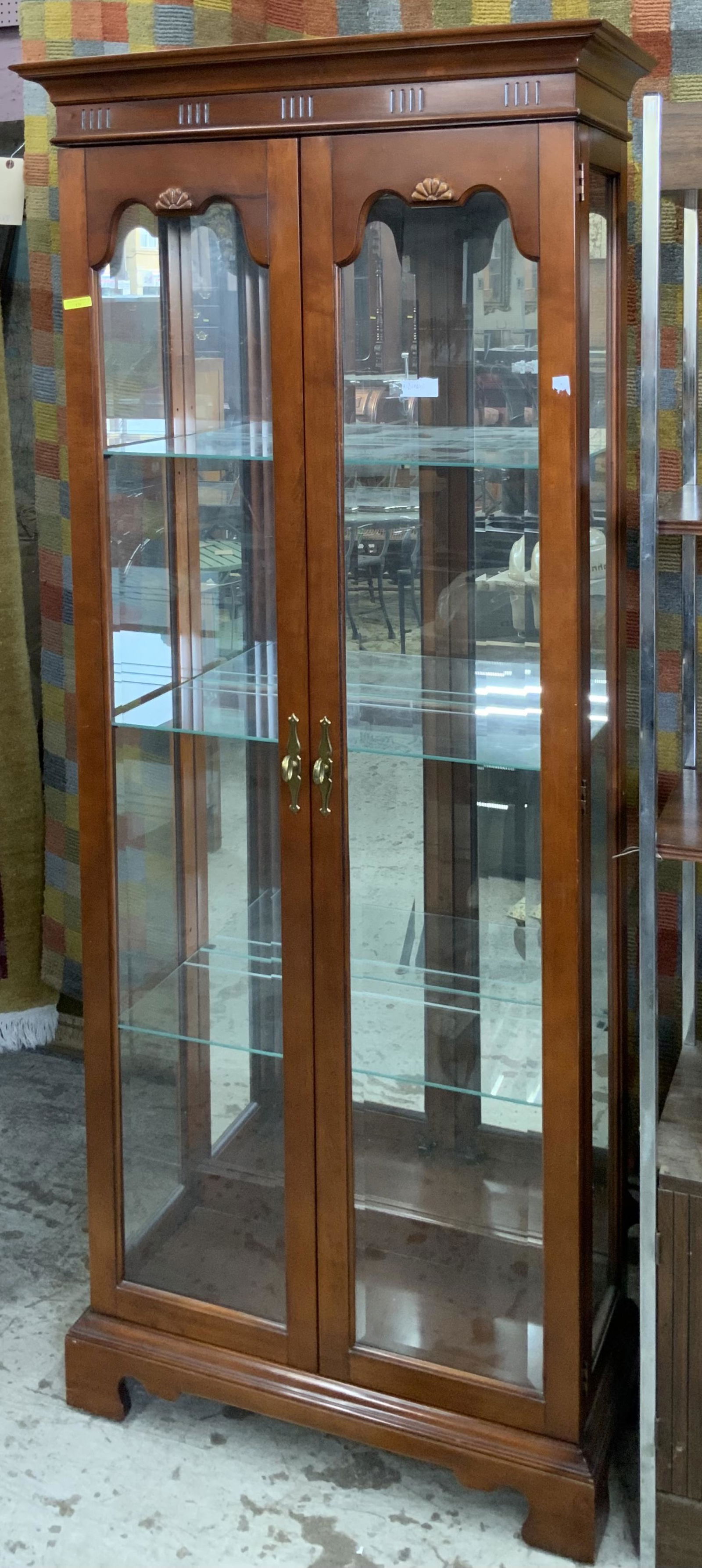 Tall Lighted Display Cabinet. (1 of 1)