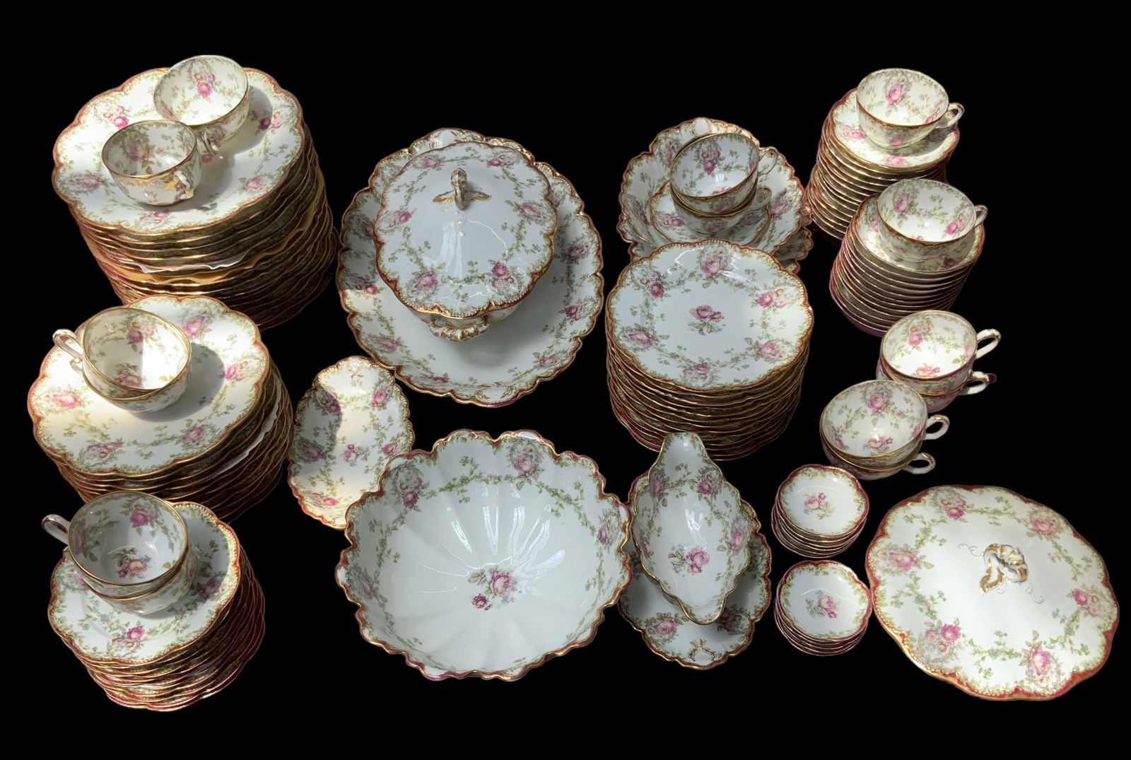 111 Pc. Set of Haviland & Co Limoges China. (1 of 3)